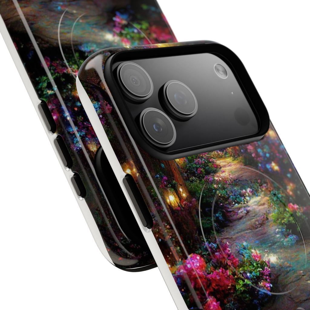iPhone 17 Cases, iPhone 16 Cases, Magical Floral Phone Cases, Tough Cases for Protection, Gift for Nature Lovers, Unique Phone Accessories, Vibrant Floral Designs