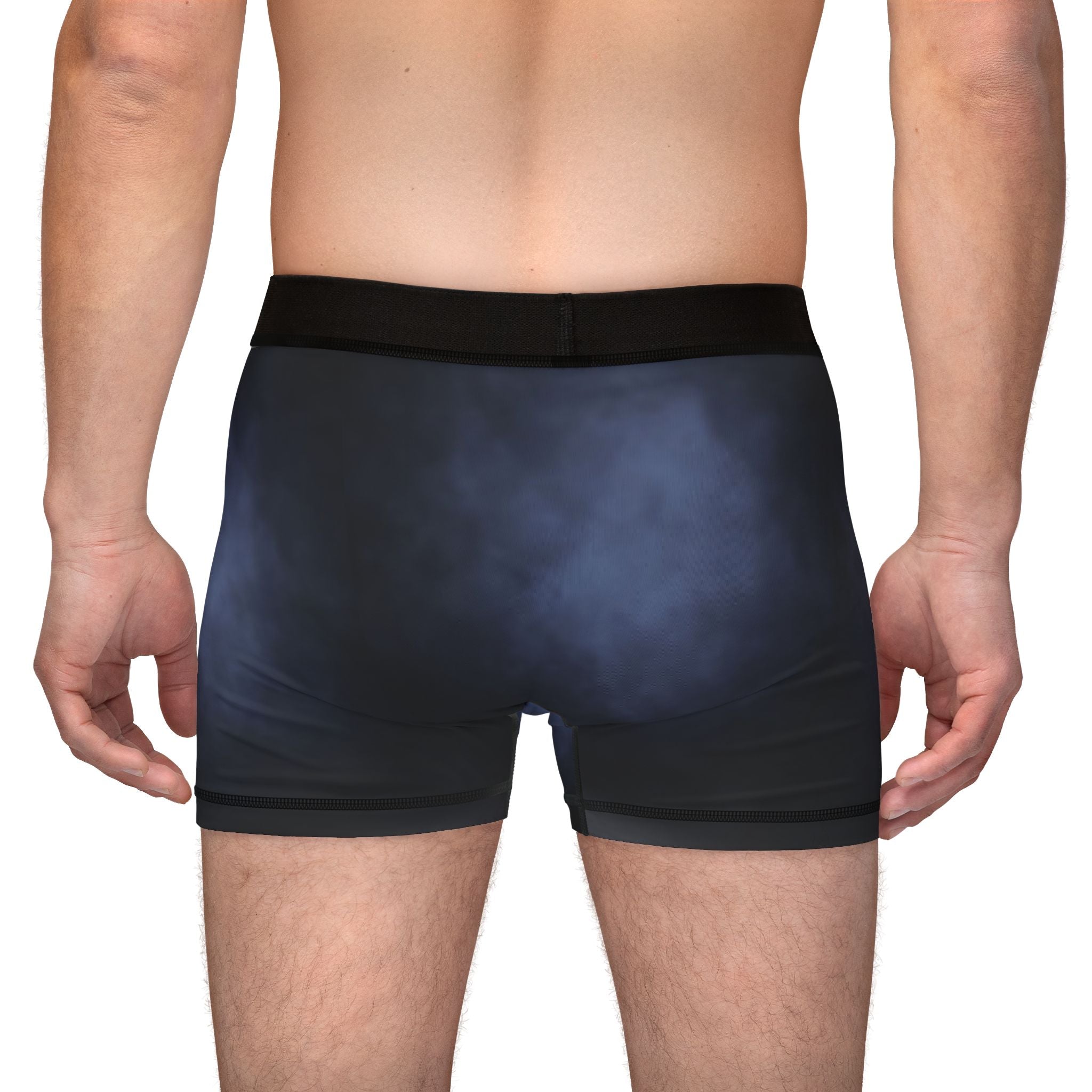 Men's Boxers, Stylish Men's AOP Boxers in Cloudy Blue Design | Comfortable, Breathable Underwear for Everyday Wear, Gifts, Fashion