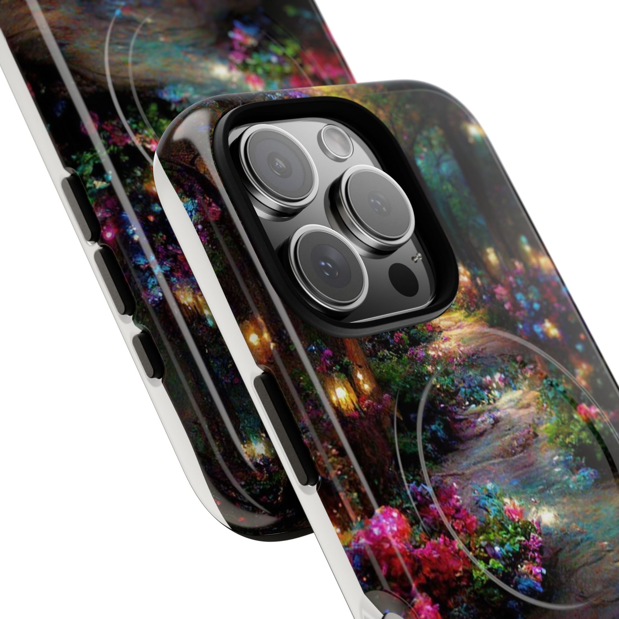 iPhone 17 Cases, iPhone 16 Cases, Magical Floral Phone Cases, Tough Cases for Protection, Gift for Nature Lovers, Unique Phone Accessories, Vibrant Floral Designs
