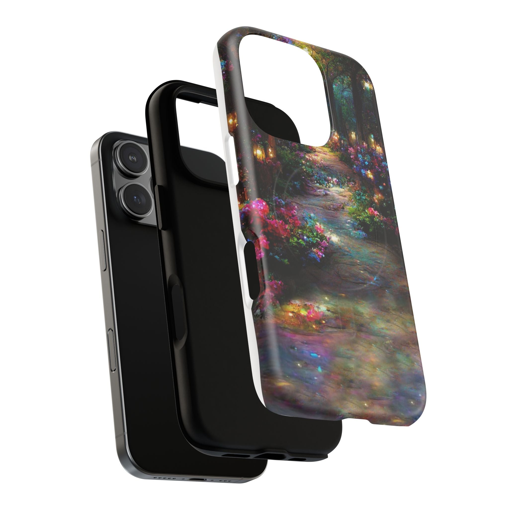 iPhone 17 Cases, iPhone 16 Cases, Magical Floral Phone Cases, Tough Cases for Protection, Gift for Nature Lovers, Unique Phone Accessories, Vibrant Floral Designs