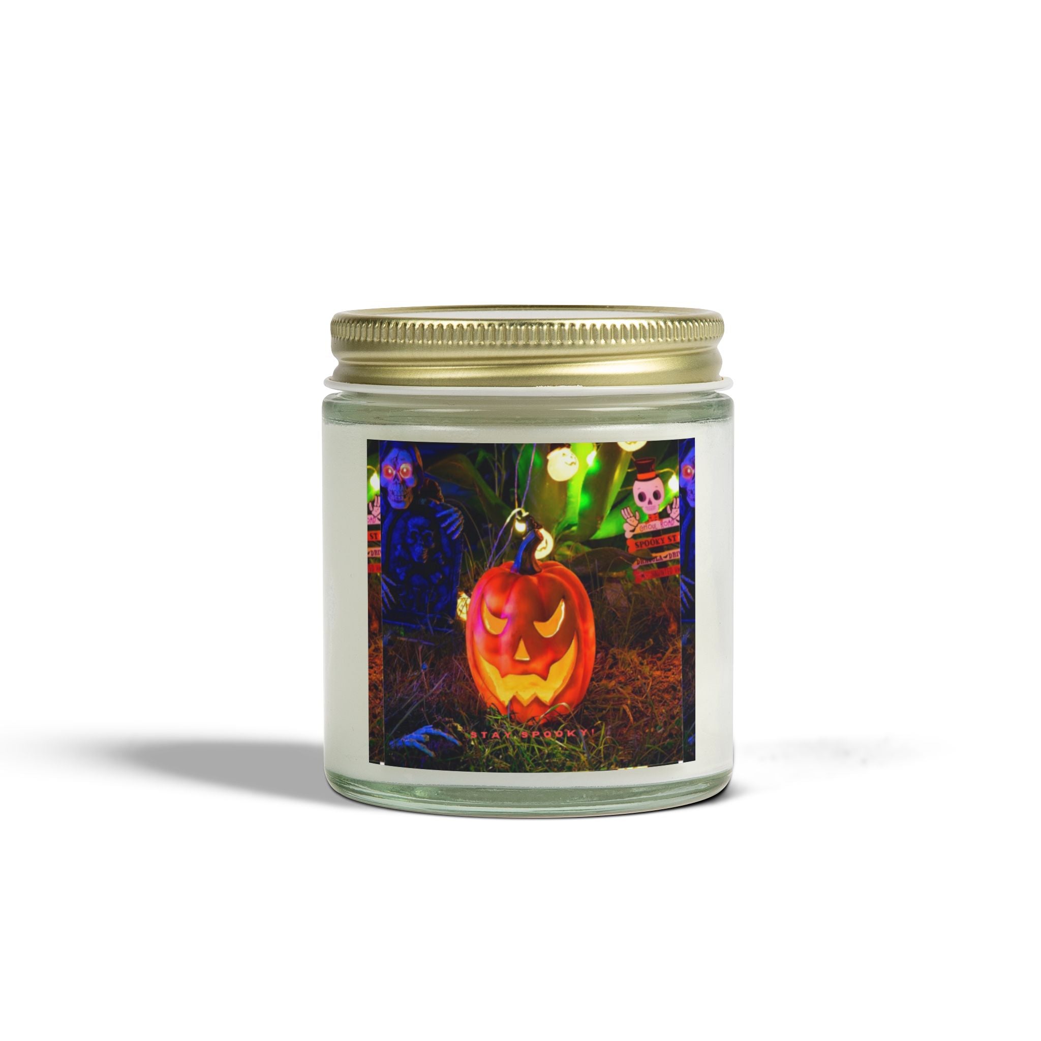 Scented Candle, Halloween Scented Candle, Pumpkin Spice Aroma, Cozy Home Decor, Fall Candle Gift, Festive Candle