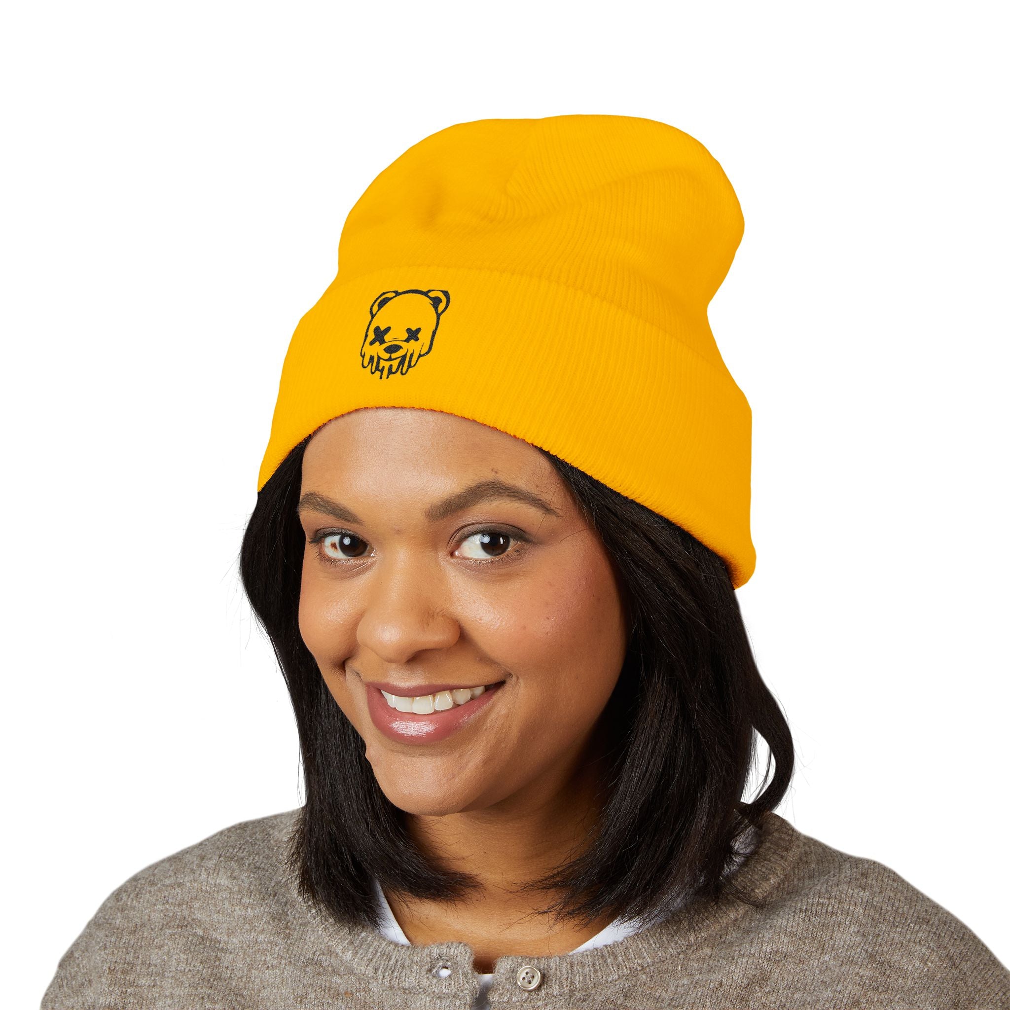 Cold Weather Hat, Trendy Embroidered Beanie, Hipster Accessories, Gift for Him/Her, Casual Style Headwear