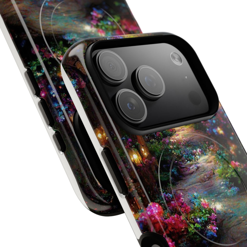 iPhone 17 Cases, iPhone 16 Cases, Magical Floral Phone Cases, Tough Cases for Protection, Gift for Nature Lovers, Unique Phone Accessories, Vibrant Floral Designs