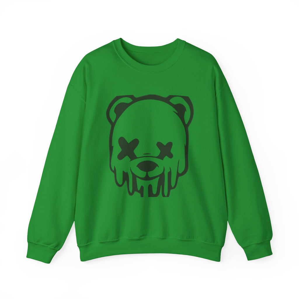 Sweatshirt, Drippy Bear Sweatshirt, Cozy Crewneck, Gift for Him/Her, Streetwear Style, Casual Lounge Wear, Perfect for Winter