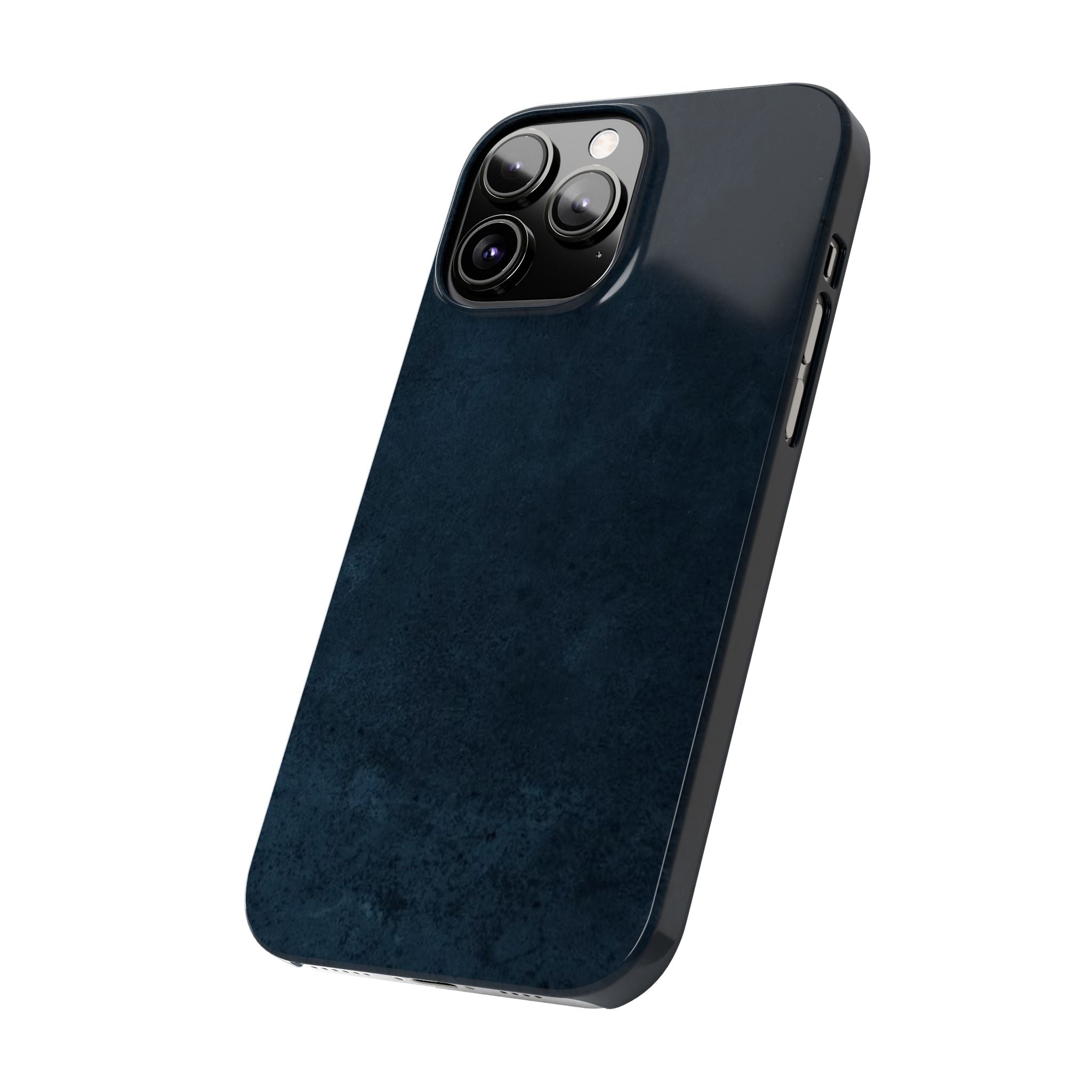 iPhone Cases, Elegant Navy Slim Phone Case | Minimalist Design, Gift for Her, Phone Accessories, Modern Decor, Trendy Tech Gear