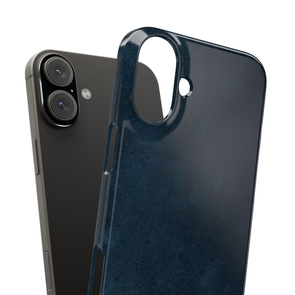 iPhone Cases, Elegant Navy Slim Phone Case | Minimalist Design, Gift for Her, Phone Accessories, Modern Decor, Trendy Tech Gear