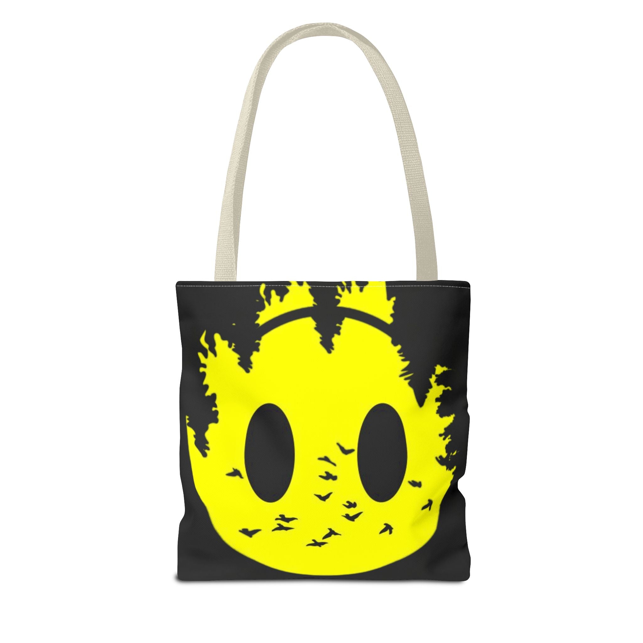 Tote Bag – Eco-Friendly, Reusable Shopping Bag, Smiley Nature Tote Bag – Eco-Friendly, Gift for Nature Lovers, Festival Tote, Casual Everyday Use