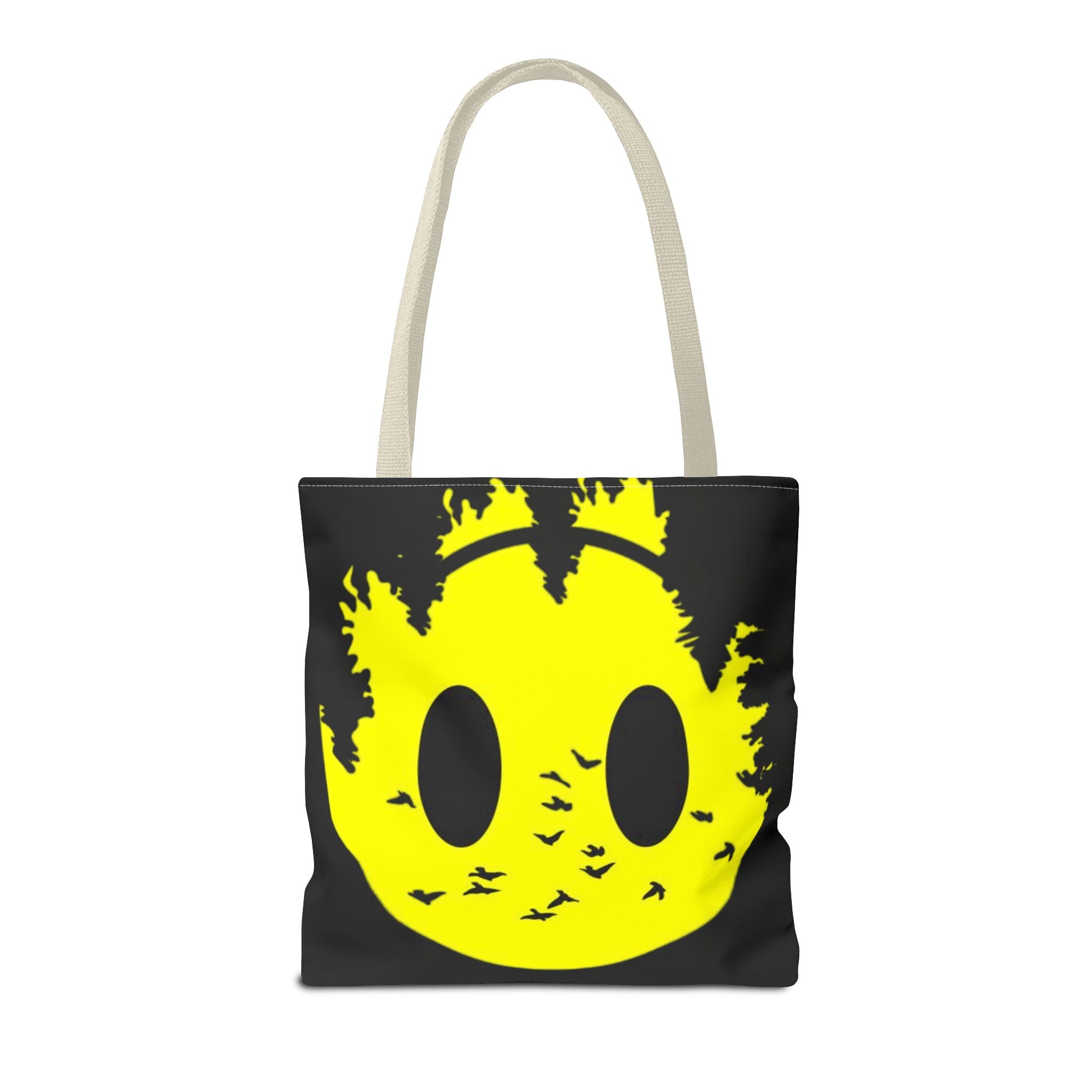 Tote Bag – Eco-Friendly, Reusable Shopping Bag, Smiley Nature Tote Bag – Eco-Friendly, Gift for Nature Lovers, Festival Tote, Casual Everyday Use