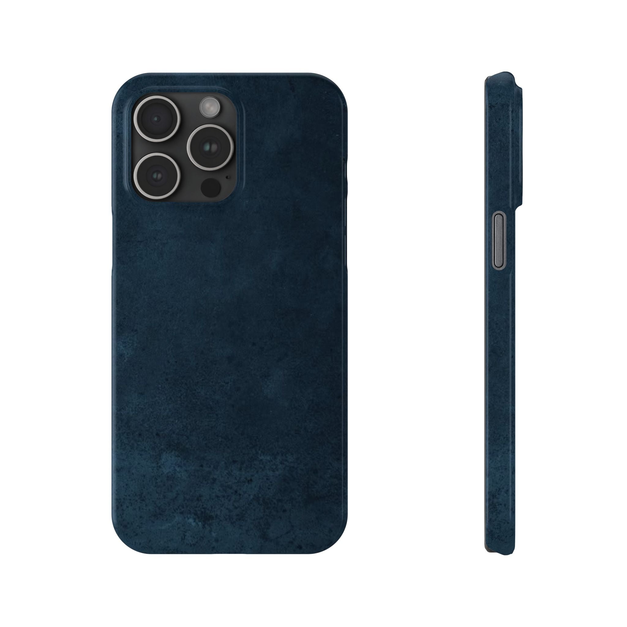 iPhone Cases, Elegant Navy Slim Phone Case | Minimalist Design, Gift for Her, Phone Accessories, Modern Decor, Trendy Tech Gear