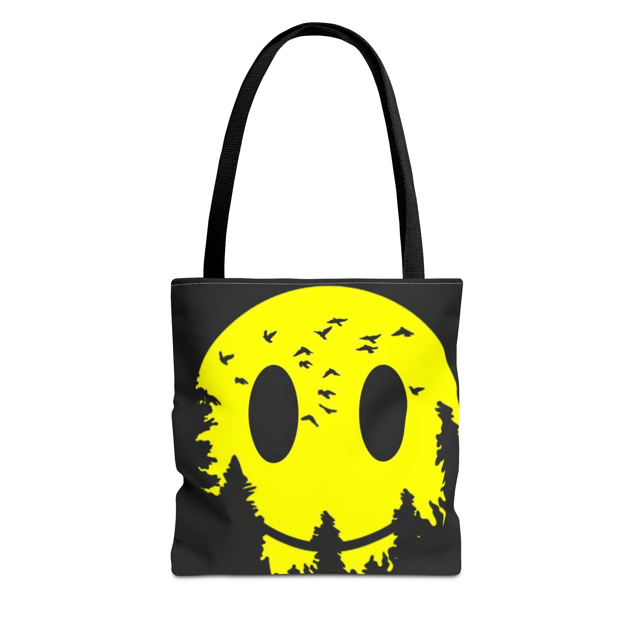 Tote Bag – Eco-Friendly, Reusable Shopping Bag, Smiley Nature Tote Bag – Eco-Friendly, Gift for Nature Lovers, Festival Tote, Casual Everyday Use