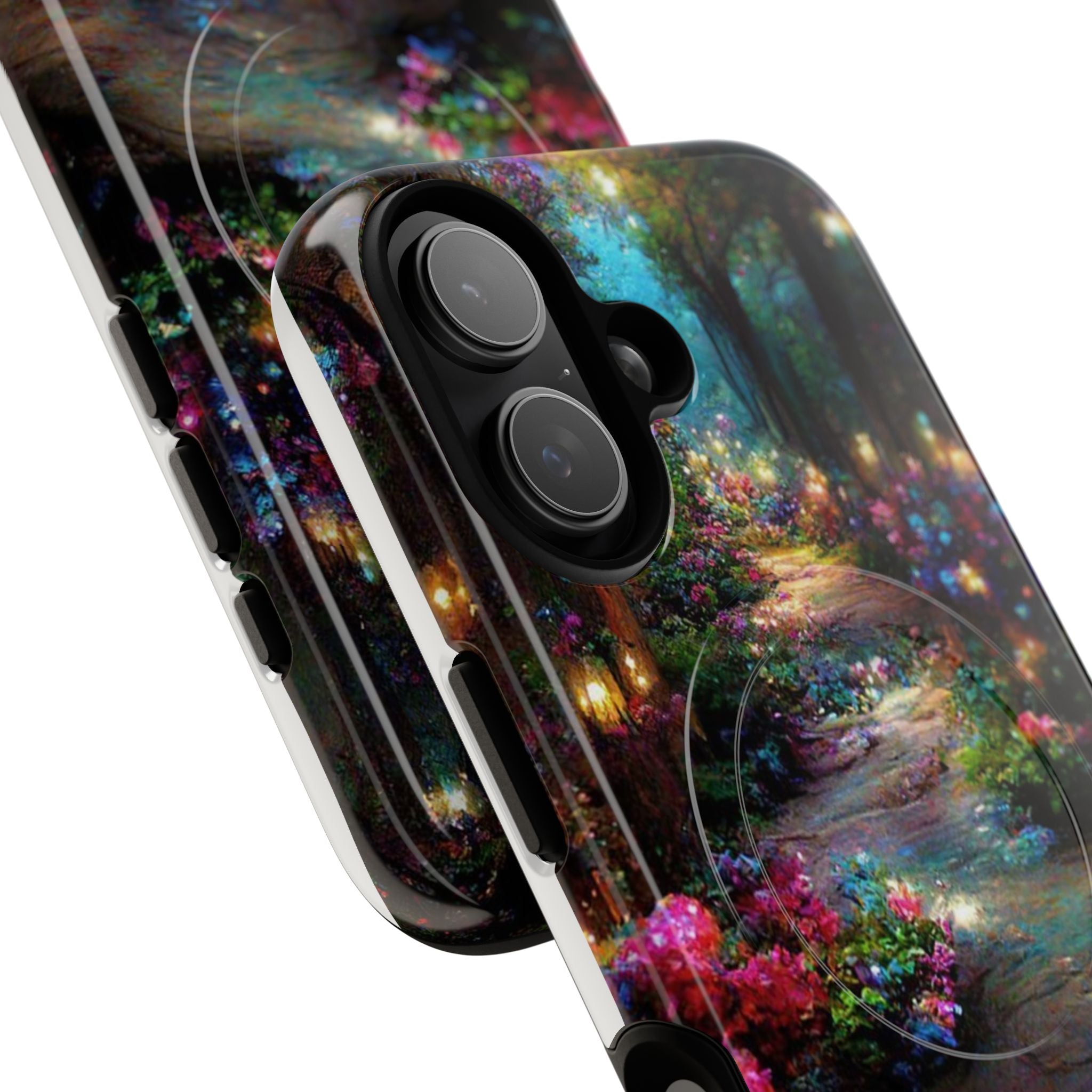 iPhone 17 Cases, iPhone 16 Cases, Magical Floral Phone Cases, Tough Cases for Protection, Gift for Nature Lovers, Unique Phone Accessories, Vibrant Floral Designs