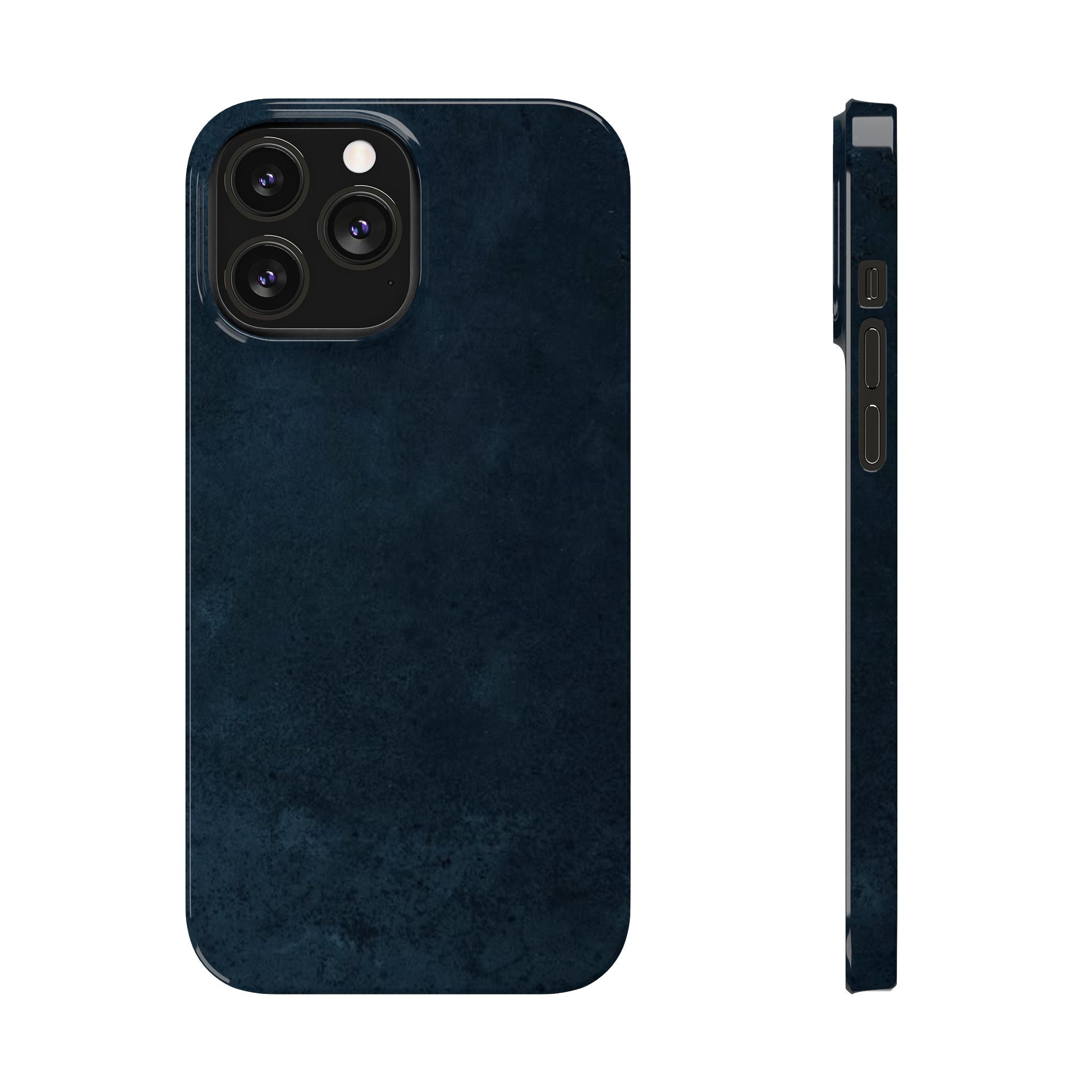 iPhone Cases, Elegant Navy Slim Phone Case | Minimalist Design, Gift for Her, Phone Accessories, Modern Decor, Trendy Tech Gear