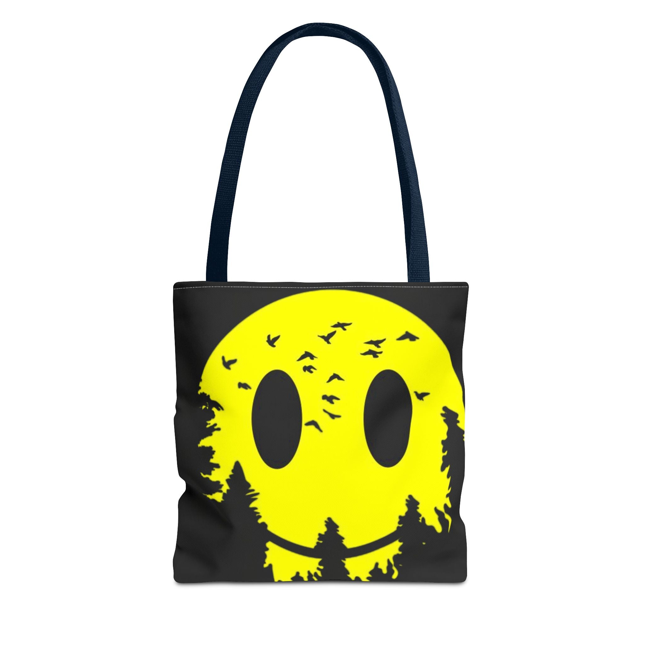 Tote Bag – Eco-Friendly, Reusable Shopping Bag, Smiley Nature Tote Bag – Eco-Friendly, Gift for Nature Lovers, Festival Tote, Casual Everyday Use