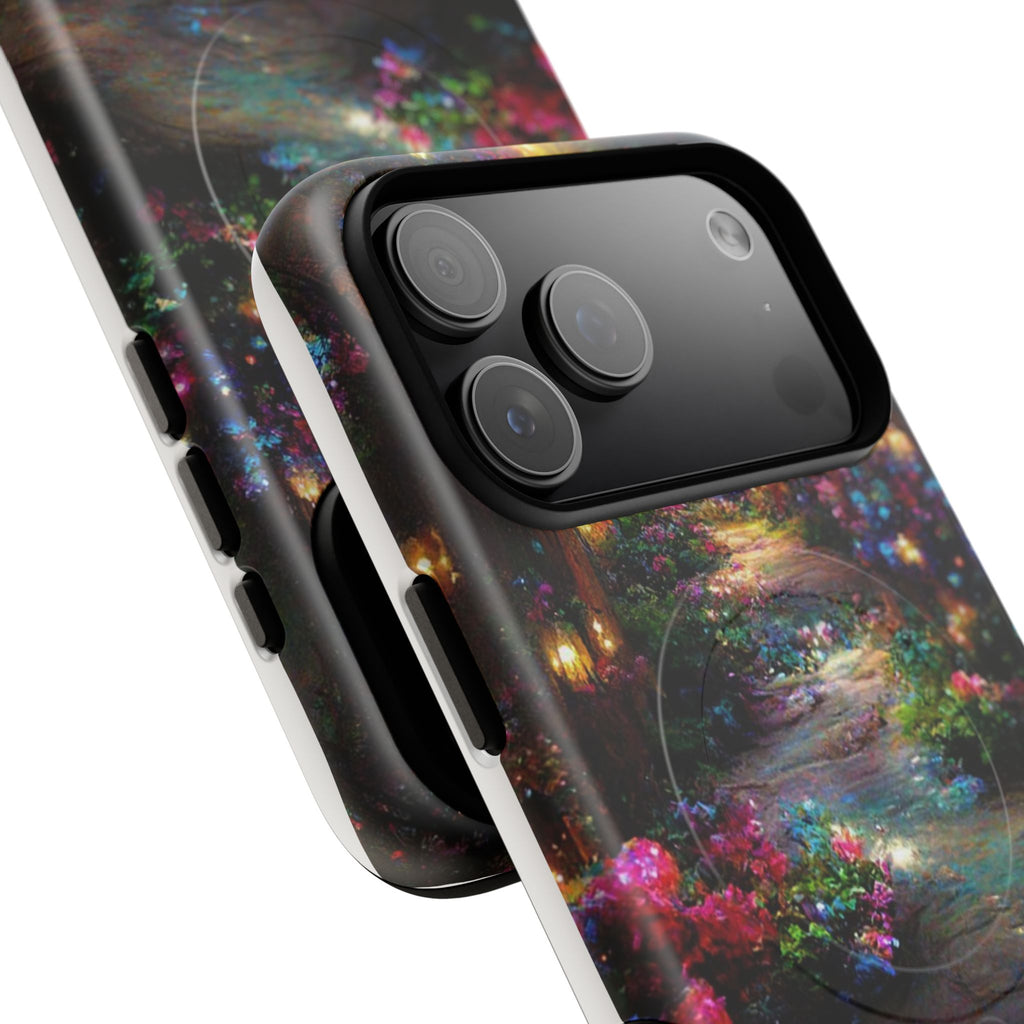 iPhone 17 Cases, iPhone 16 Cases, Magical Floral Phone Cases, Tough Cases for Protection, Gift for Nature Lovers, Unique Phone Accessories, Vibrant Floral Designs