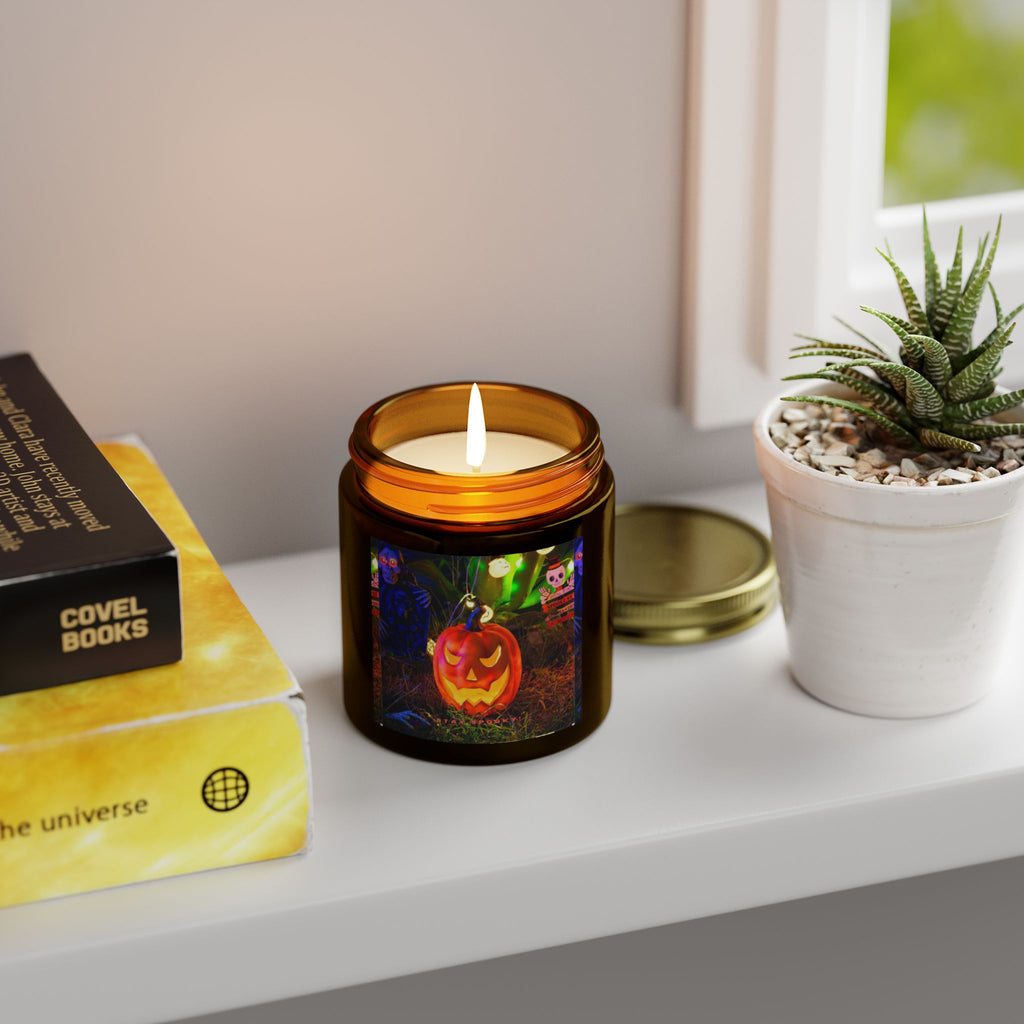 Scented Candle, Halloween Scented Candle, Pumpkin Spice Aroma, Cozy Home Decor, Fall Candle Gift, Festive Candle