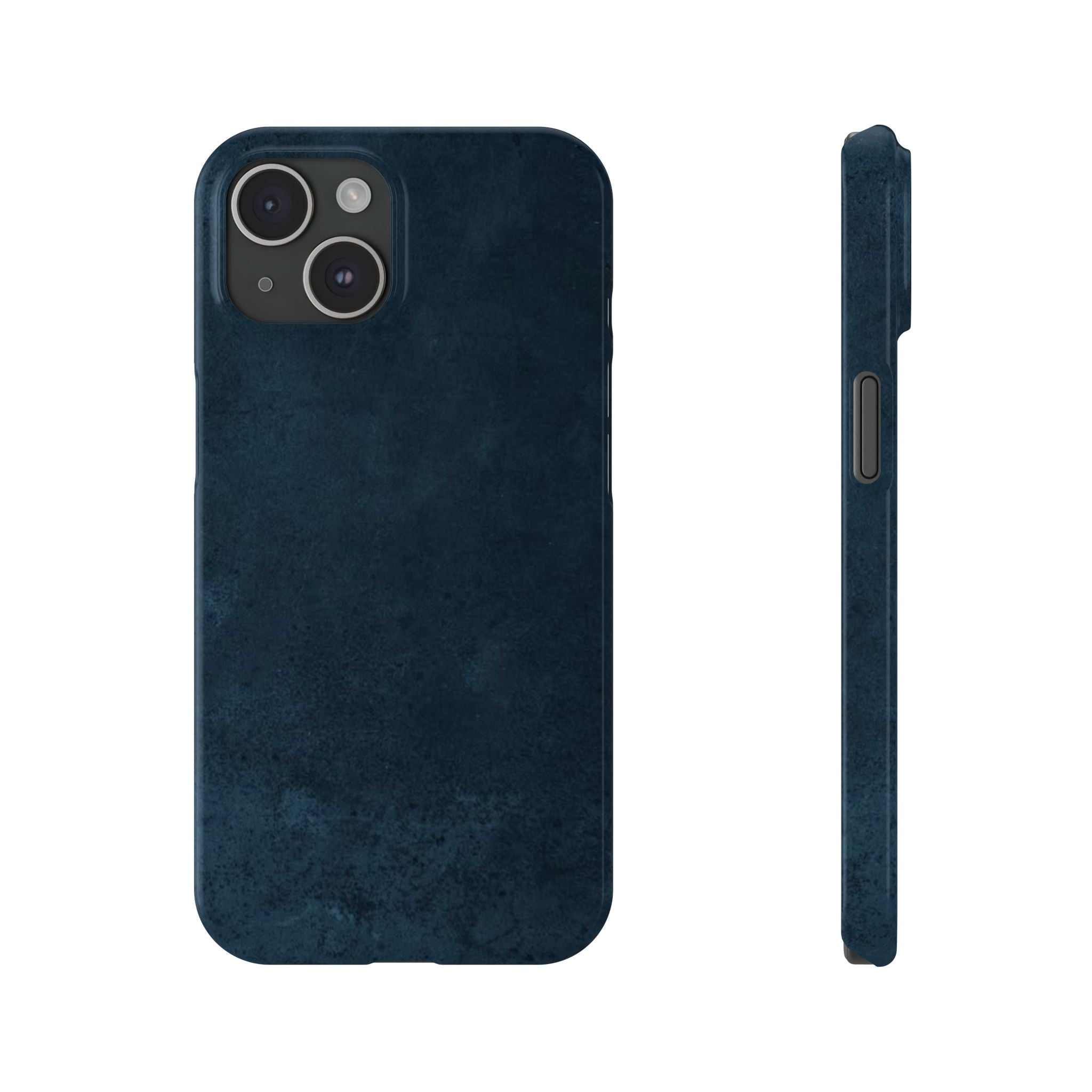 iPhone Cases, Elegant Navy Slim Phone Case | Minimalist Design, Gift for Her, Phone Accessories, Modern Decor, Trendy Tech Gear