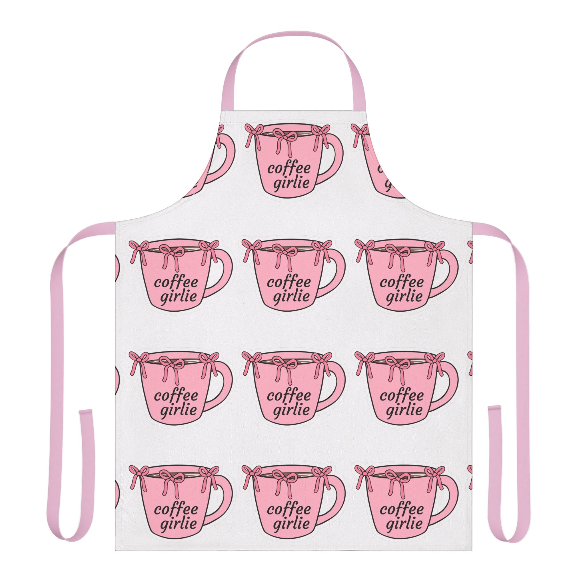 Apron, Coffee Girlie Apron with Cute Design, Ideal for Home Chefs, Gifts for Her, Baking Parties, Kitchen Essentials, Unique Cooking Gear