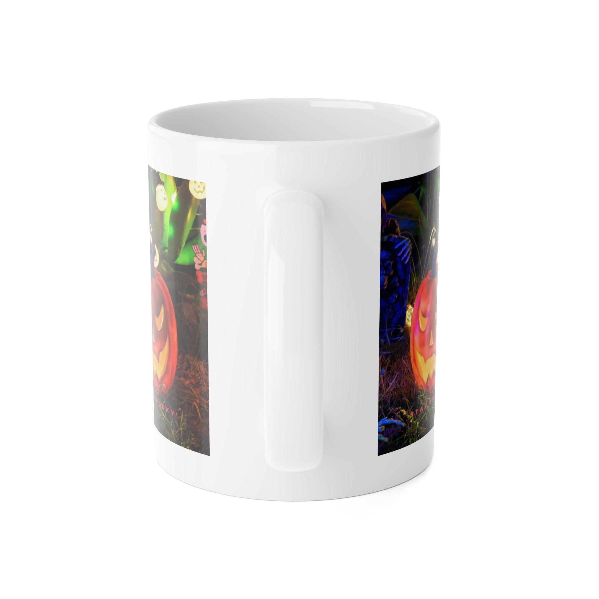 Mug, Halloween Pumpkin Mug, Spooky Coffee Mug, Ceramic Halloween Cup, Fall Decor, Pumpkin Lover Gift