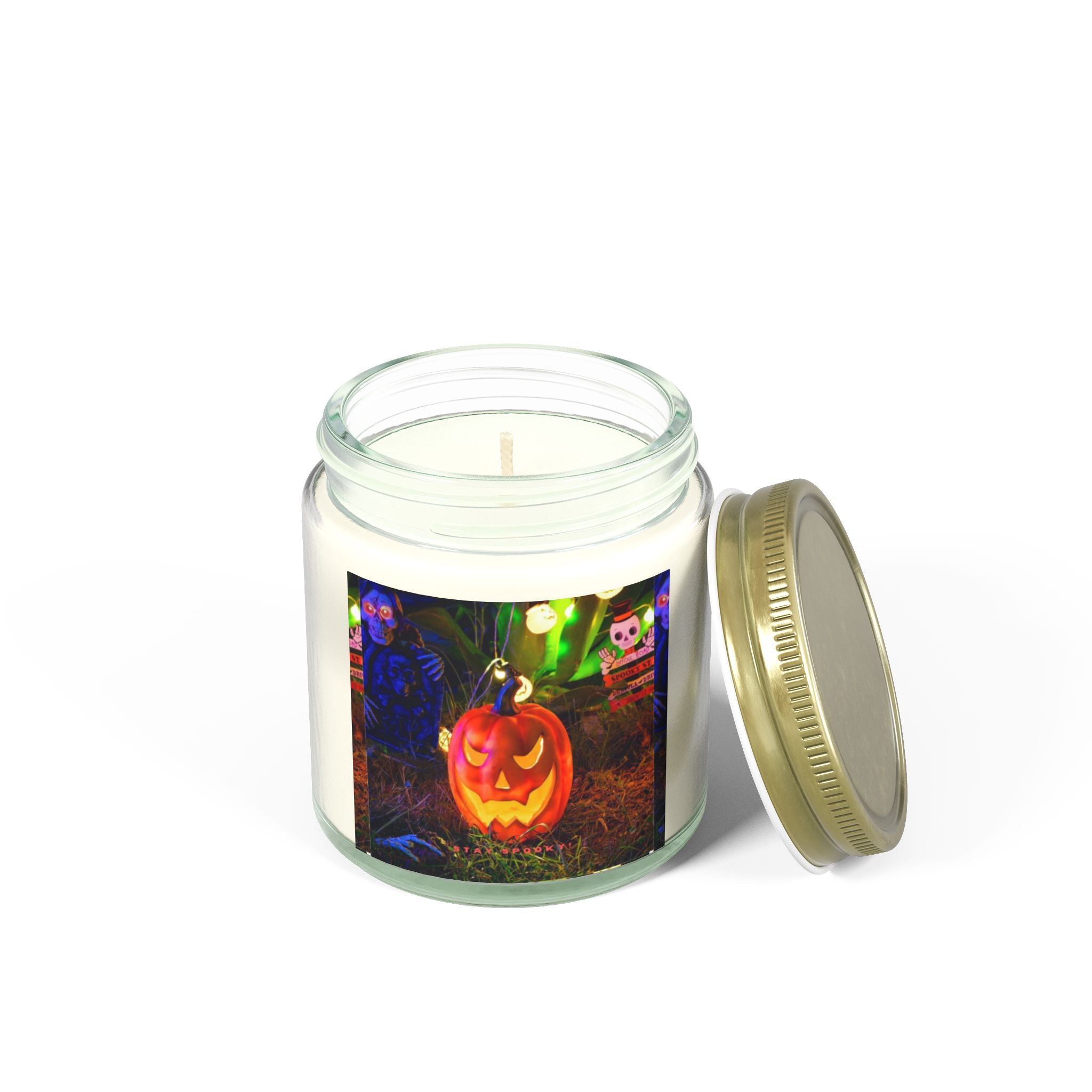 Scented Candle, Halloween Scented Candle, Pumpkin Spice Aroma, Cozy Home Decor, Fall Candle Gift, Festive Candle