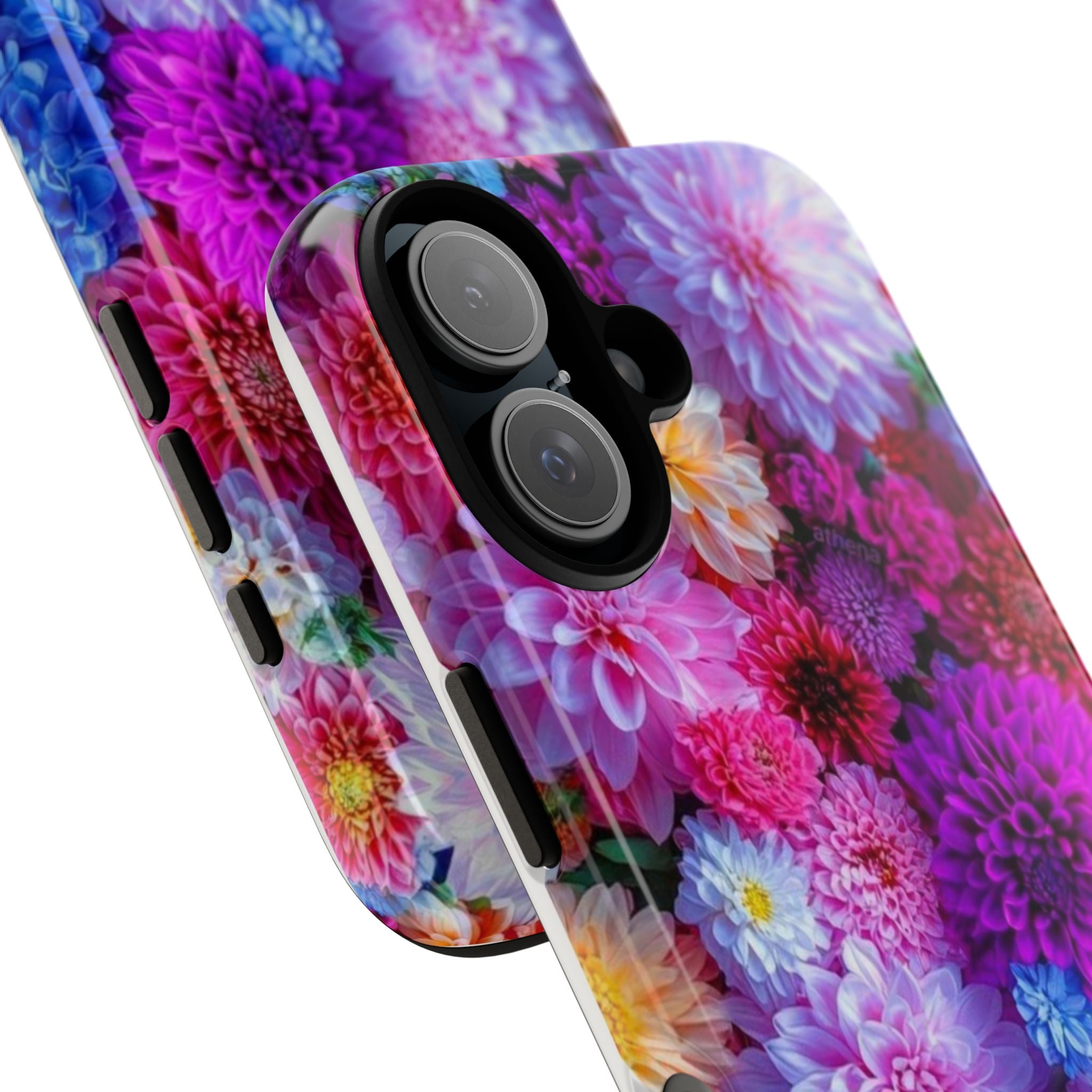 iPhone 16 case, Vibrant Floral Phone Case - Tough Cases, Colorful Phone Cover, Flower Design, Trendy Accessory, Gift for Floral Lovers, Protective Case