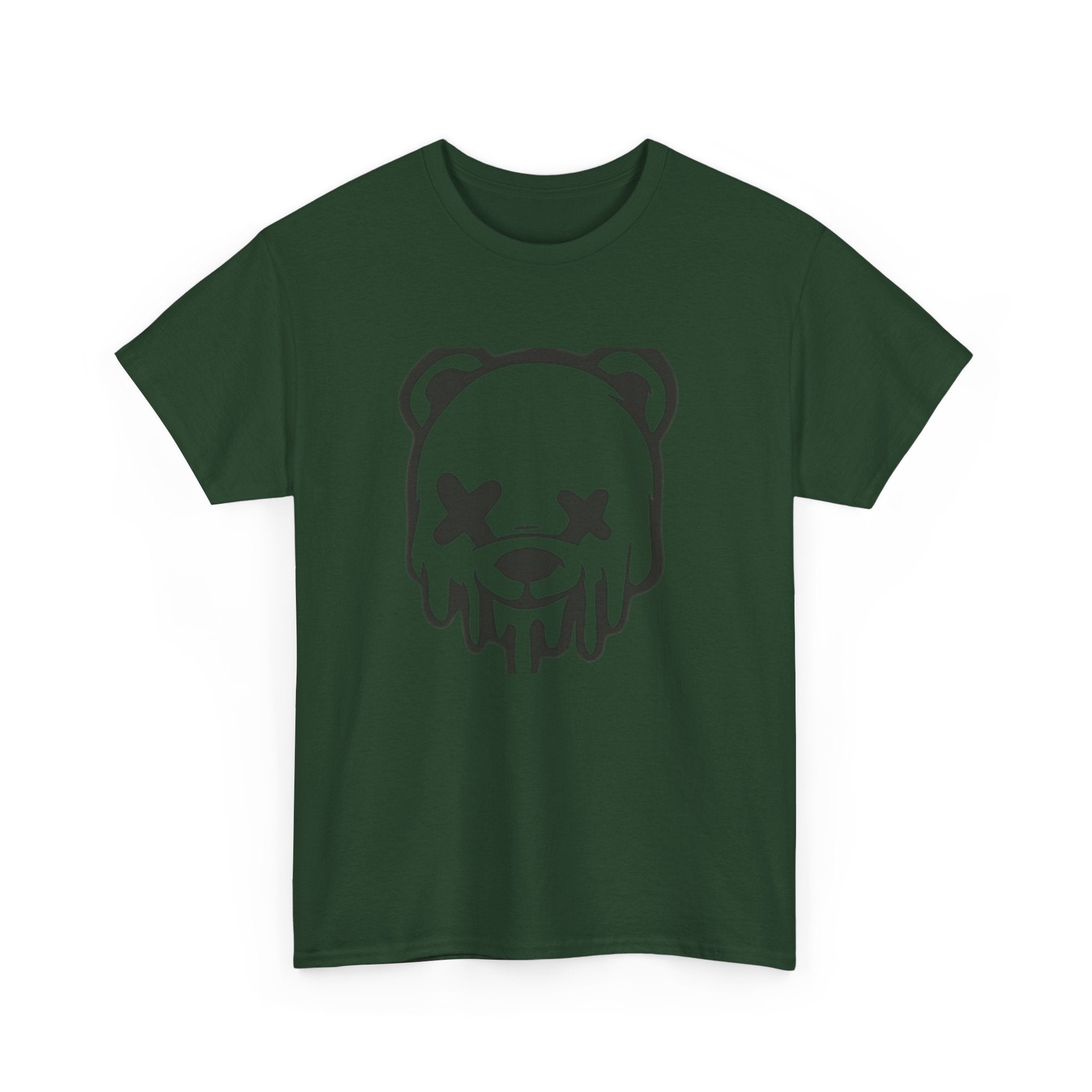 T-Shirt, Melting Bear Unisex Heavy Cotton Tee, Funny Graphic Tee, Casual Wear, Streetwear T-Shirt, Gift for Animal Lovers