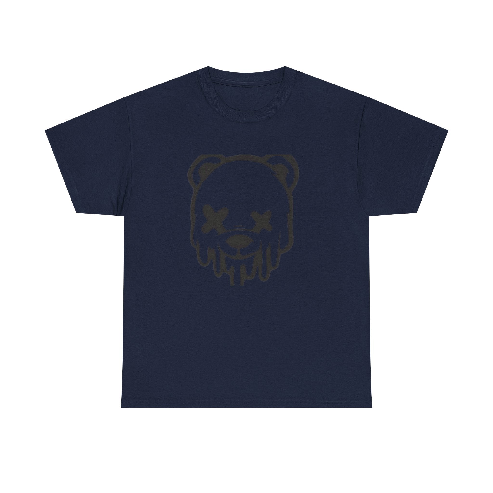 T-Shirt, Melting Bear Unisex Heavy Cotton Tee, Funny Graphic Tee, Casual Wear, Streetwear T-Shirt, Gift for Animal Lovers