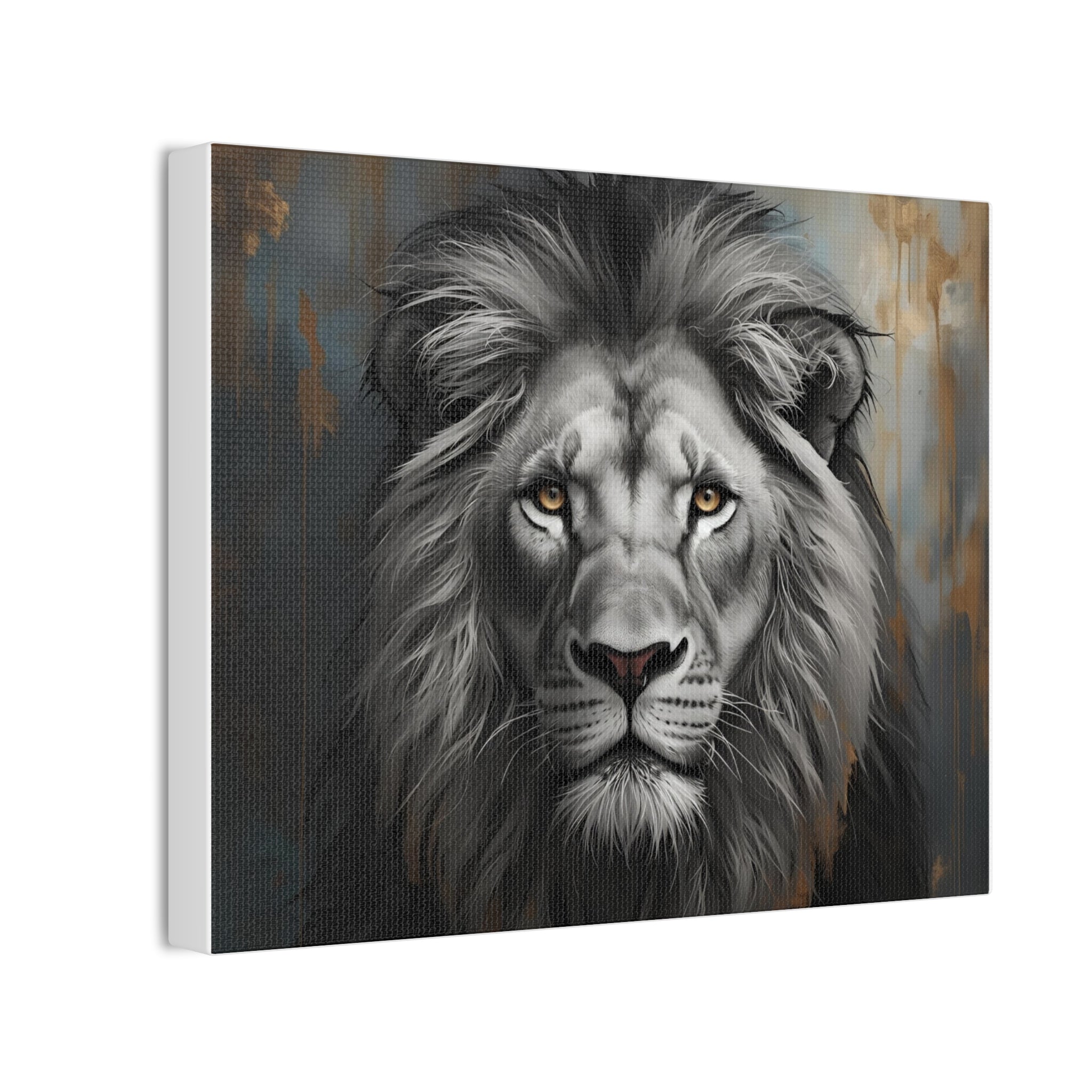 Canvas, Majestic Lion Canvas Art Print, Wildlife Wall Decor, Lion Lover Gift, Animal Home Decor, Nature Inspired Artwork, Safari Themed Decoration