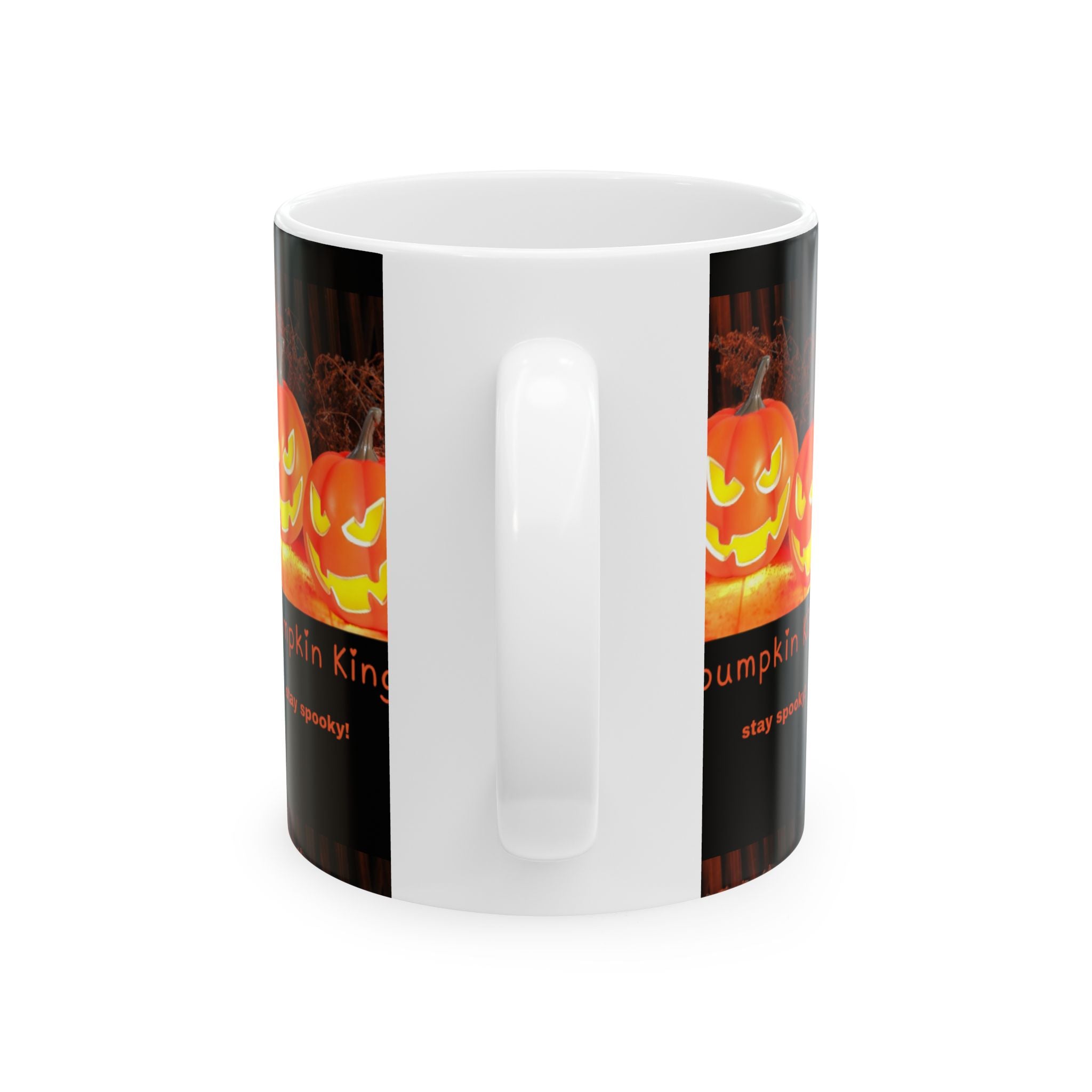 Mug, Pumpkin King Mug - Stay Spooky Halloween Ceramic Coffee Cup, Perfect for Fall Decor, Gift for Halloween Lovers, Halloween Party Favor