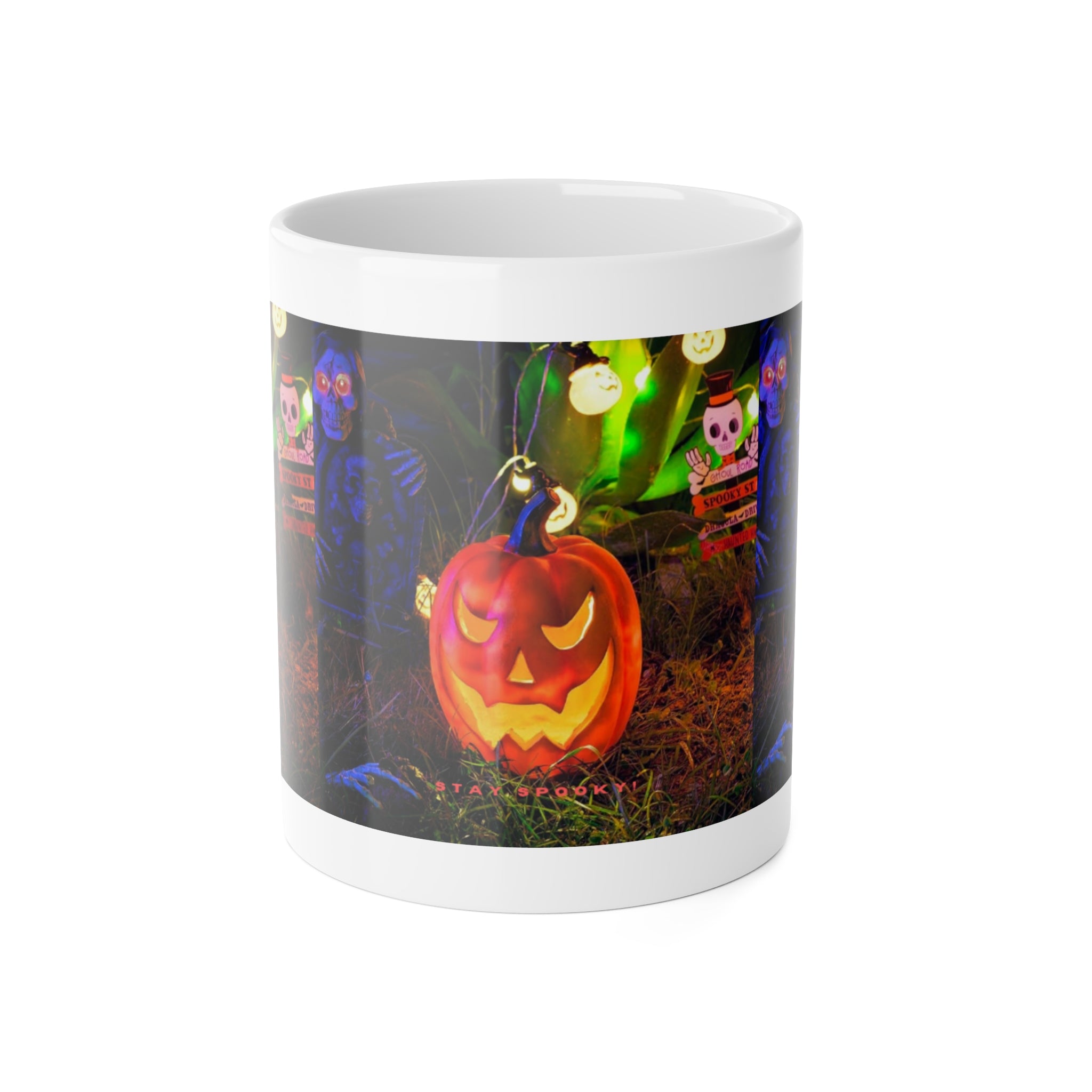 Mug, Halloween Pumpkin Mug, Spooky Coffee Mug, Ceramic Halloween Cup, Fall Decor, Pumpkin Lover Gift