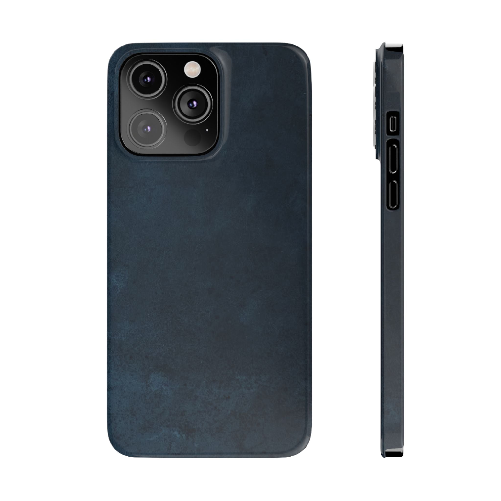 iPhone Cases, Elegant Navy Slim Phone Case | Minimalist Design, Gift for Her, Phone Accessories, Modern Decor, Trendy Tech Gear