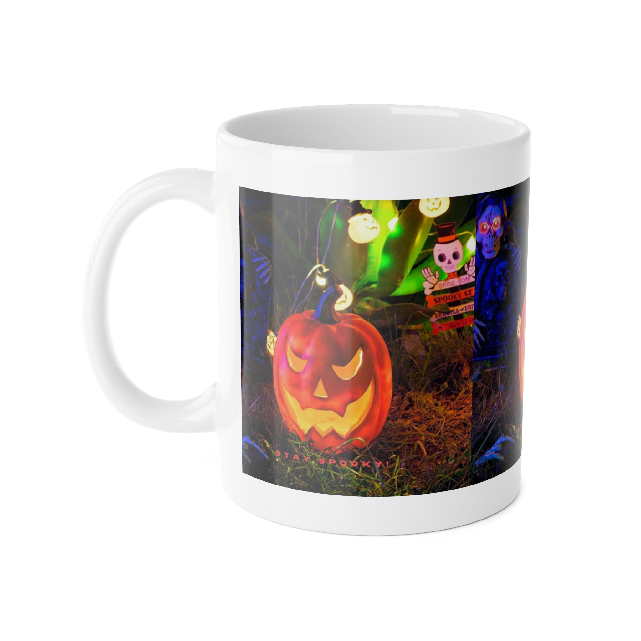 Mug, Halloween Pumpkin Mug, Spooky Coffee Mug, Ceramic Halloween Cup, Fall Decor, Pumpkin Lover Gift