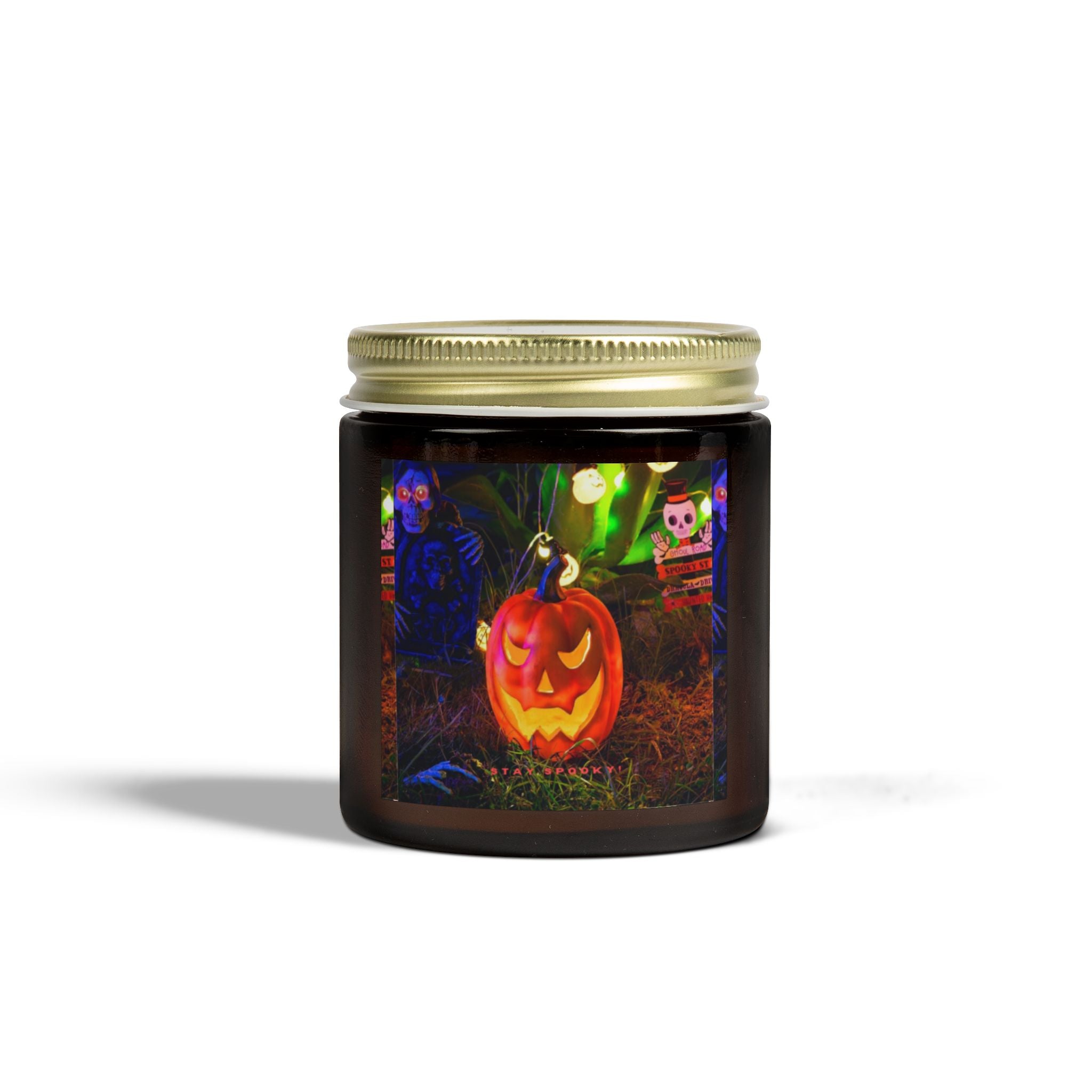 Scented Candle, Halloween Scented Candle, Pumpkin Spice Aroma, Cozy Home Decor, Fall Candle Gift, Festive Candle