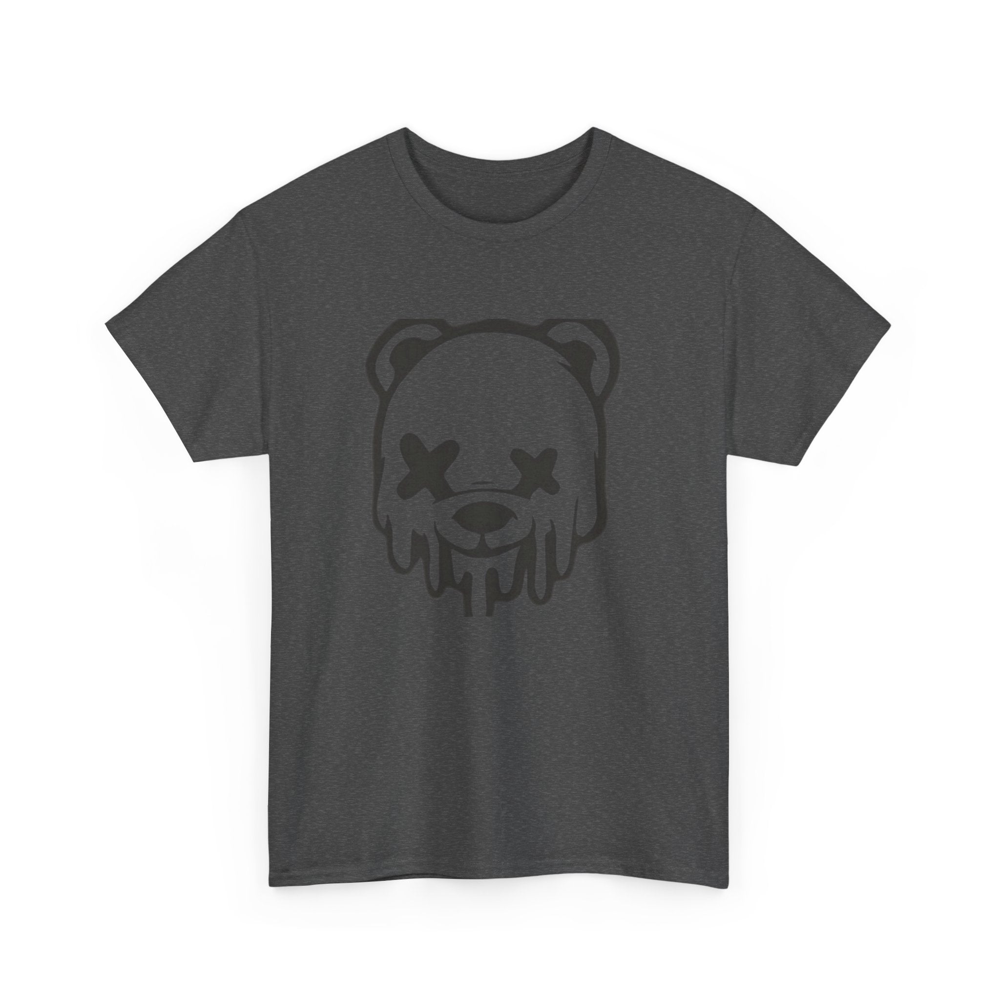 T-Shirt, Melting Bear Unisex Heavy Cotton Tee, Funny Graphic Tee, Casual Wear, Streetwear T-Shirt, Gift for Animal Lovers