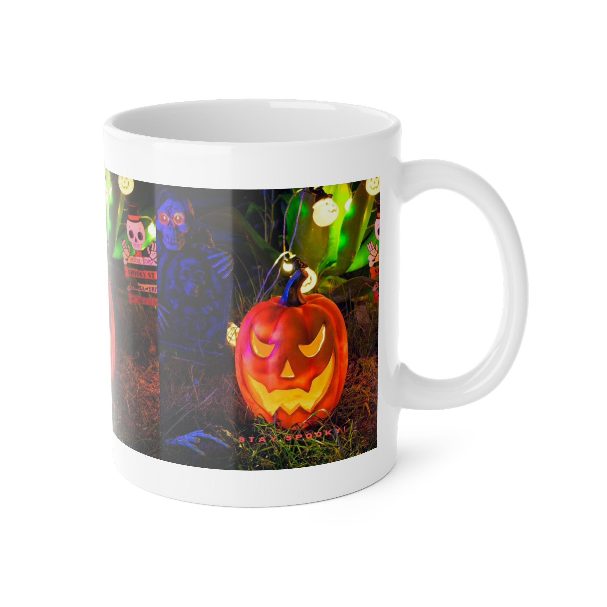 Mug, Halloween Pumpkin Mug, Spooky Coffee Mug, Ceramic Halloween Cup, Fall Decor, Pumpkin Lover Gift