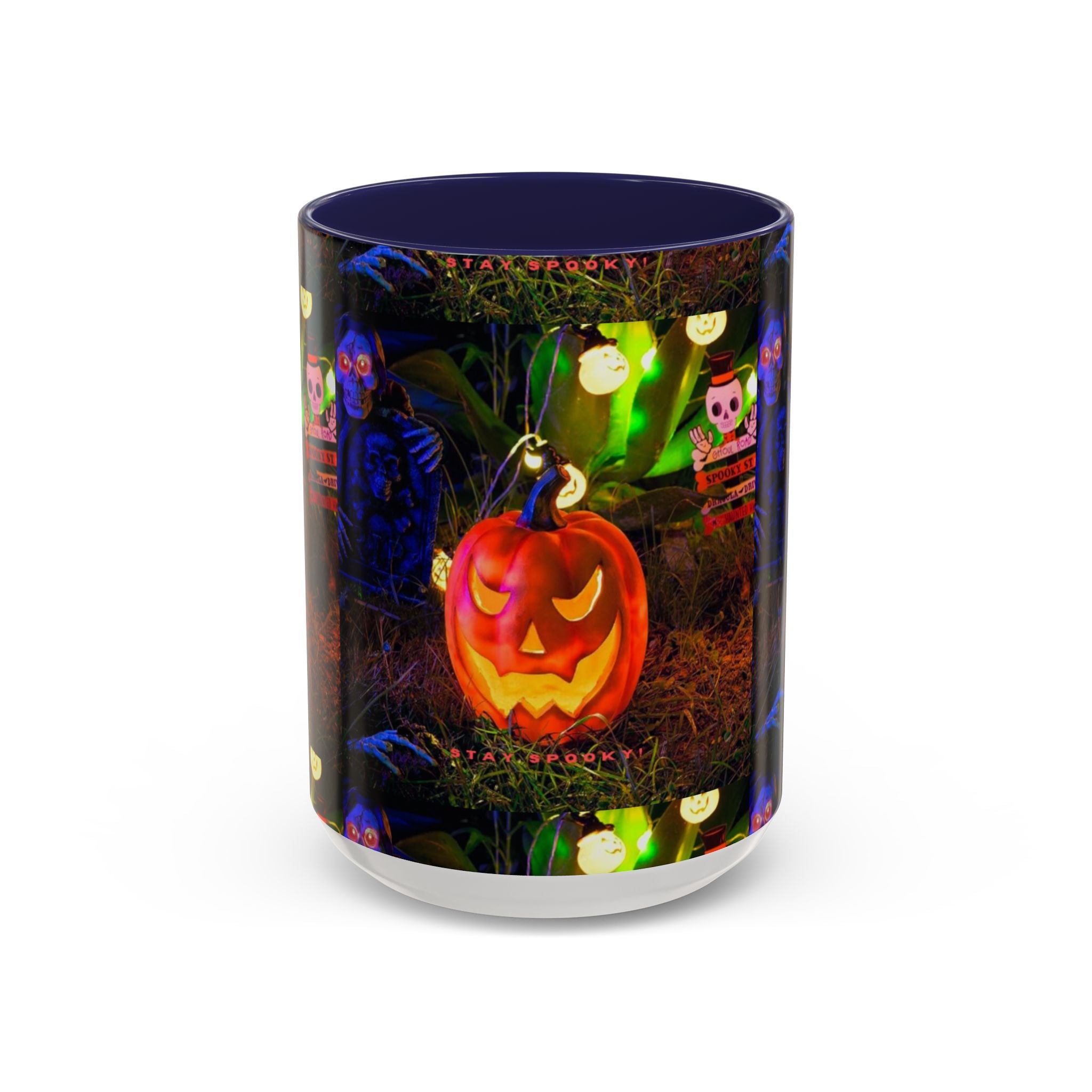 Halloween Accent Mug | Ghostly Decor & Spooky Drinkware