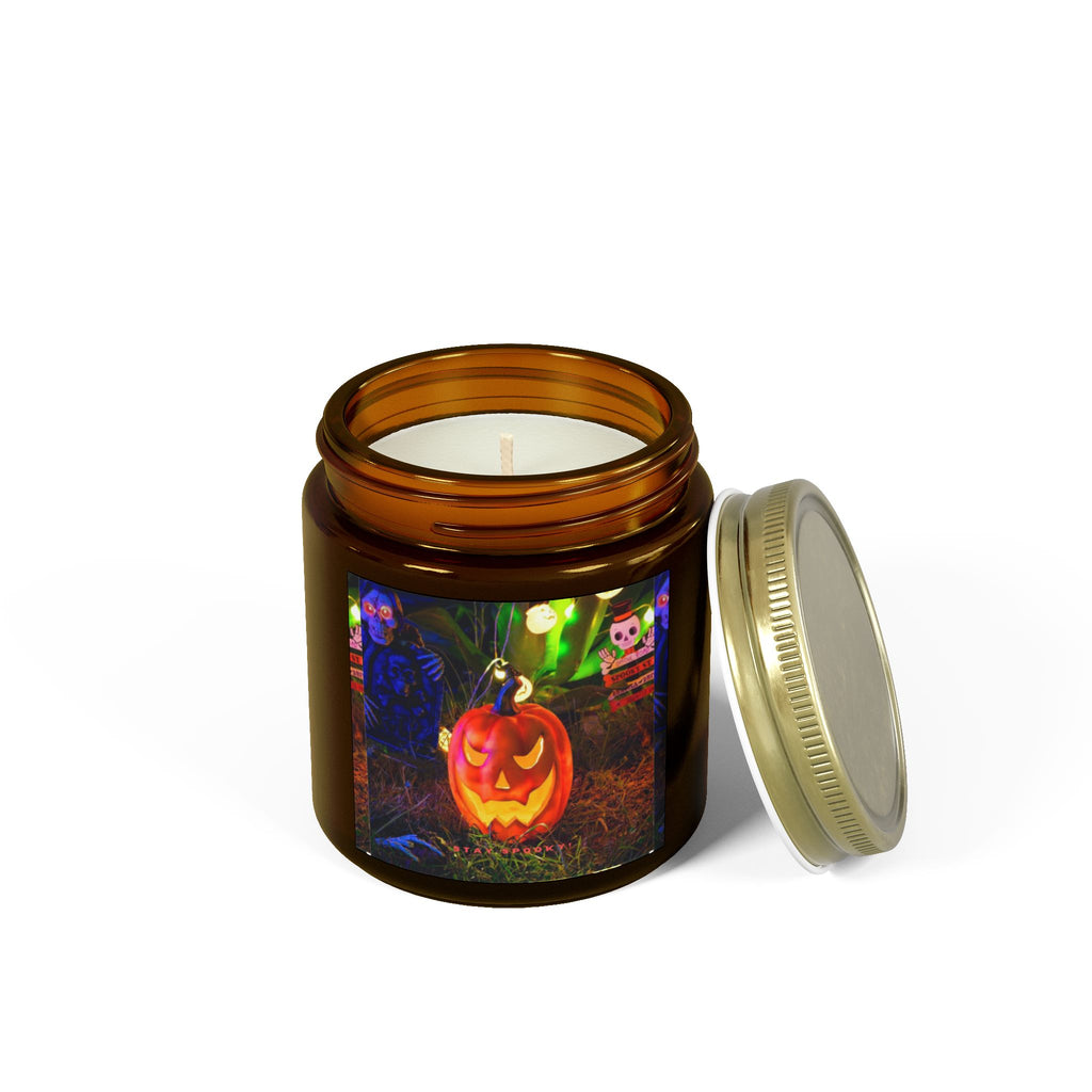 Scented Candle, Halloween Scented Candle, Pumpkin Spice Aroma, Cozy Home Decor, Fall Candle Gift, Festive Candle