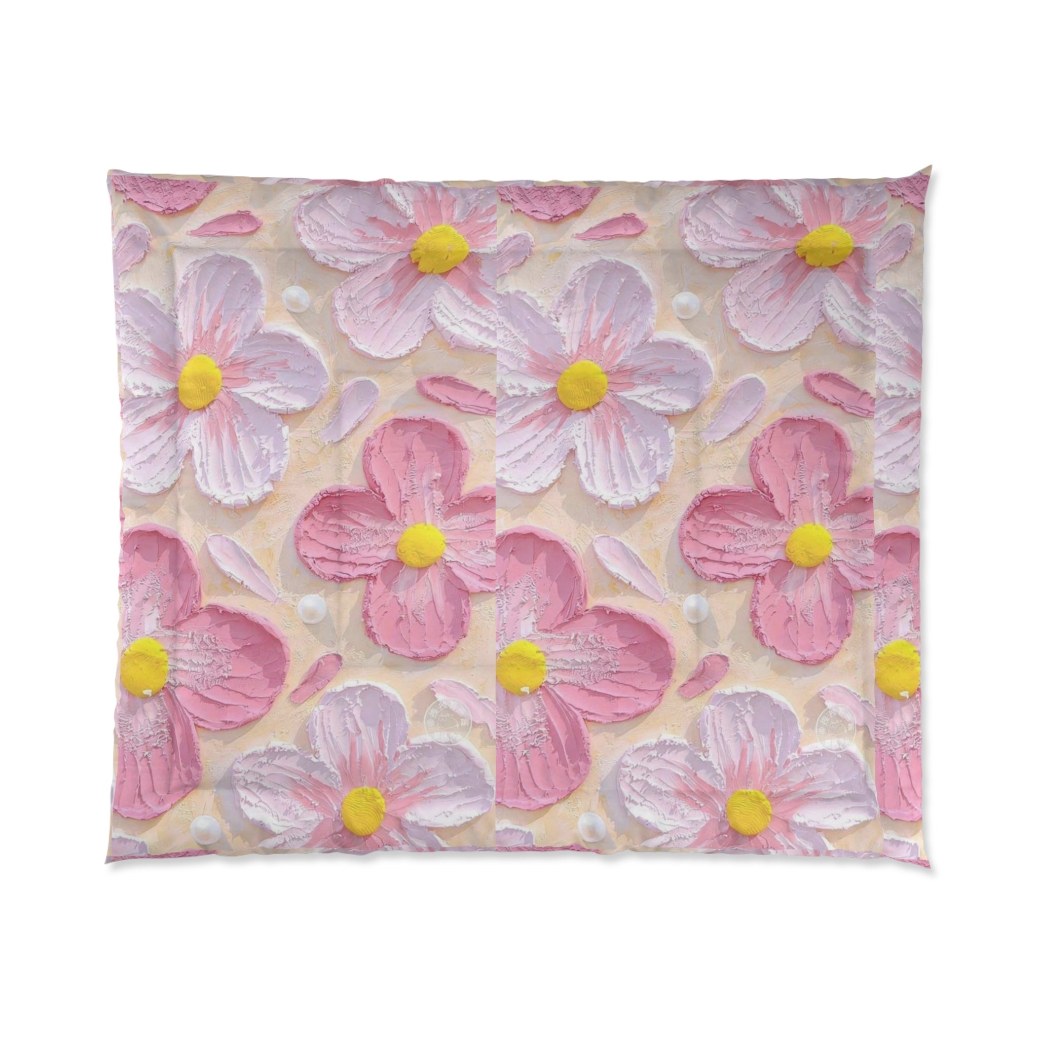 Bedding, Cozy Bedding, Cute Room Decor, Bedspread, Gift for Her, Home Essentials, Floral Comforter