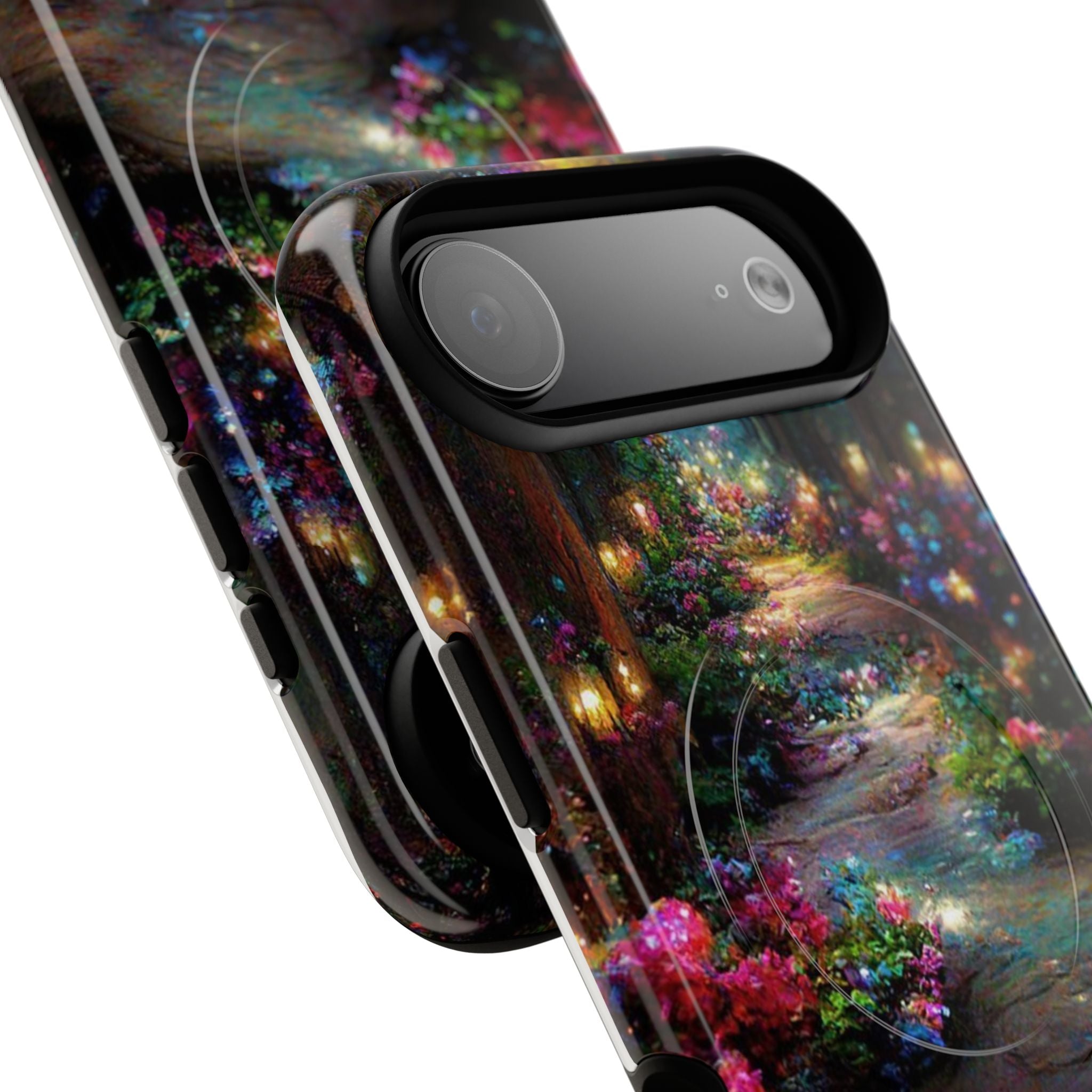 iPhone 17 Cases, iPhone 16 Cases, Magical Floral Phone Cases, Tough Cases for Protection, Gift for Nature Lovers, Unique Phone Accessories, Vibrant Floral Designs