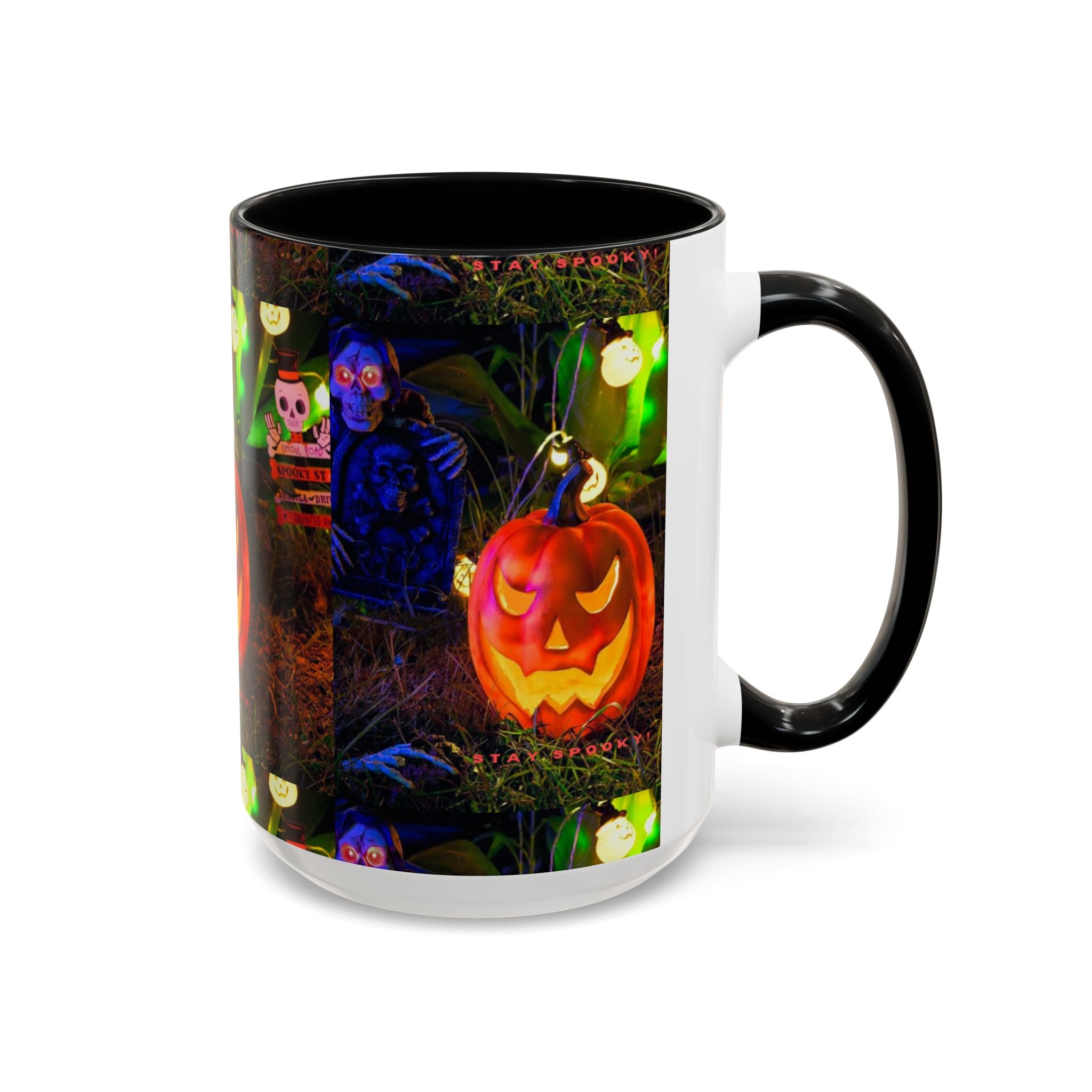 Halloween Accent Mug | Ghostly Decor & Spooky Drinkware