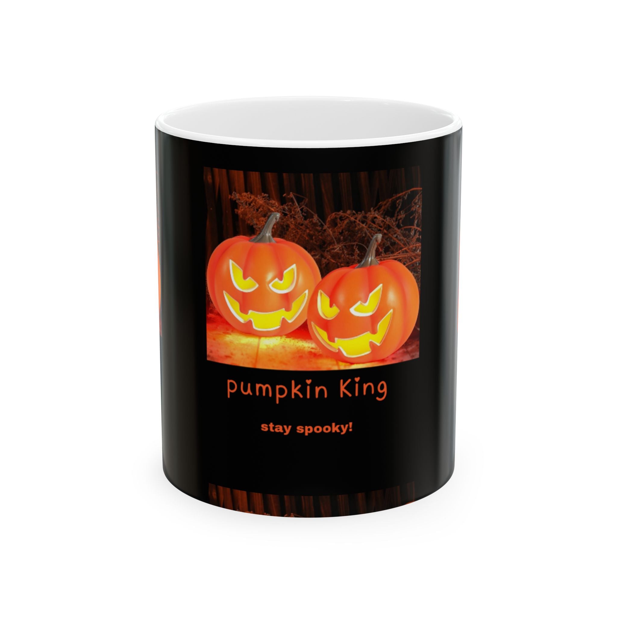 Mug, Pumpkin King Mug - Stay Spooky Halloween Ceramic Coffee Cup, Perfect for Fall Decor, Gift for Halloween Lovers, Halloween Party Favor