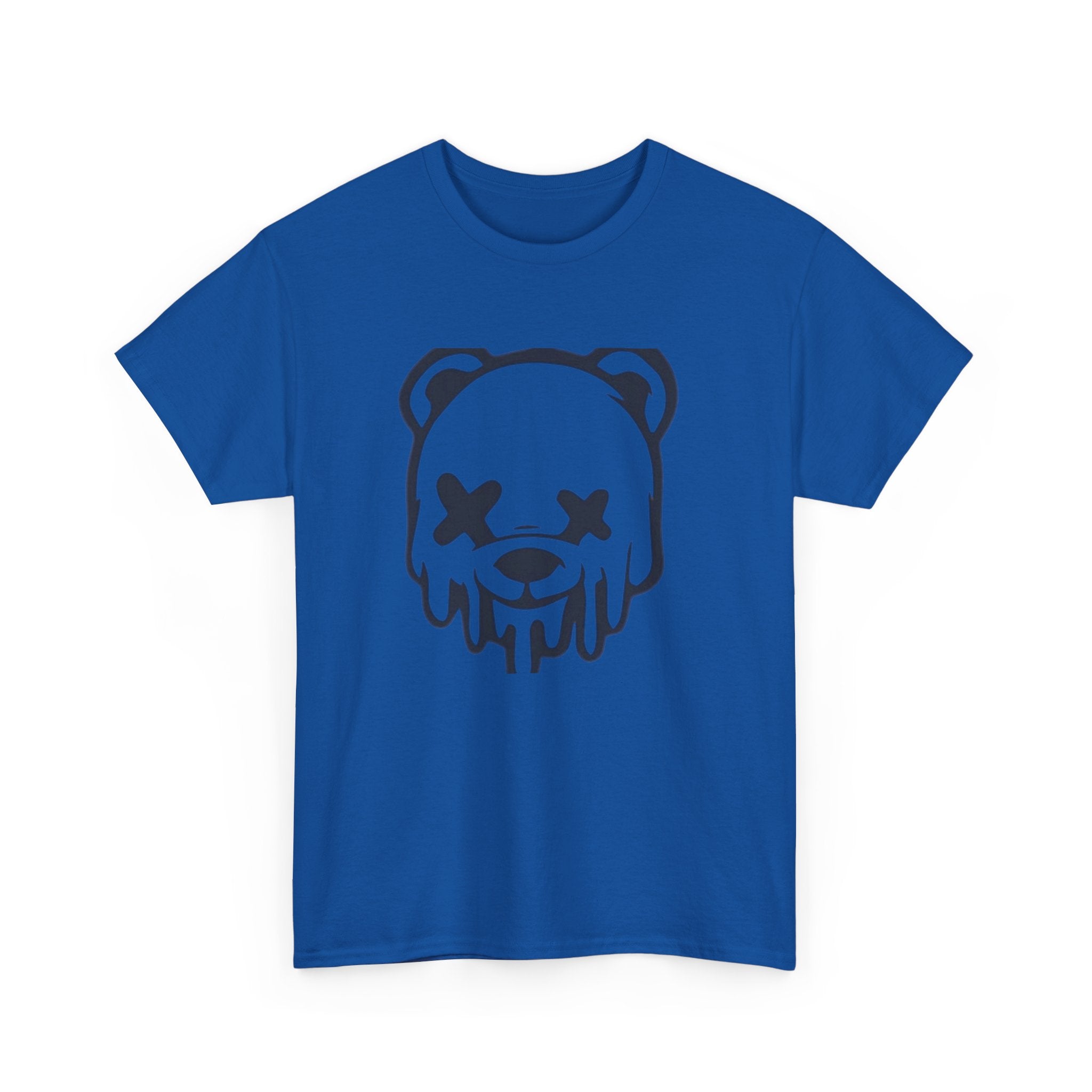 T-Shirt, Melting Bear Unisex Heavy Cotton Tee, Funny Graphic Tee, Casual Wear, Streetwear T-Shirt, Gift for Animal Lovers