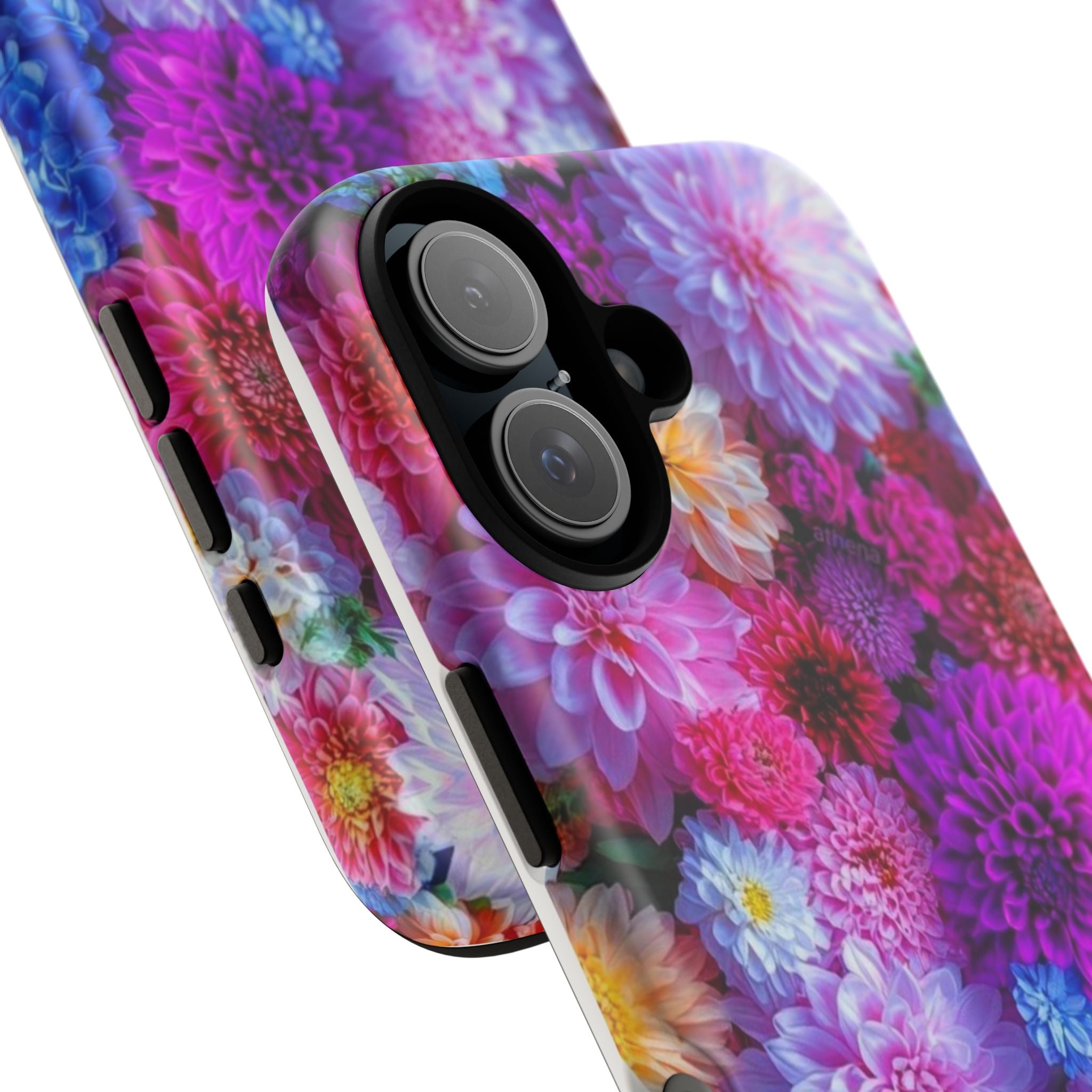 iPhone 16 case, Vibrant Floral Phone Case - Tough Cases, Colorful Phone Cover, Flower Design, Trendy Accessory, Gift for Floral Lovers, Protective Case