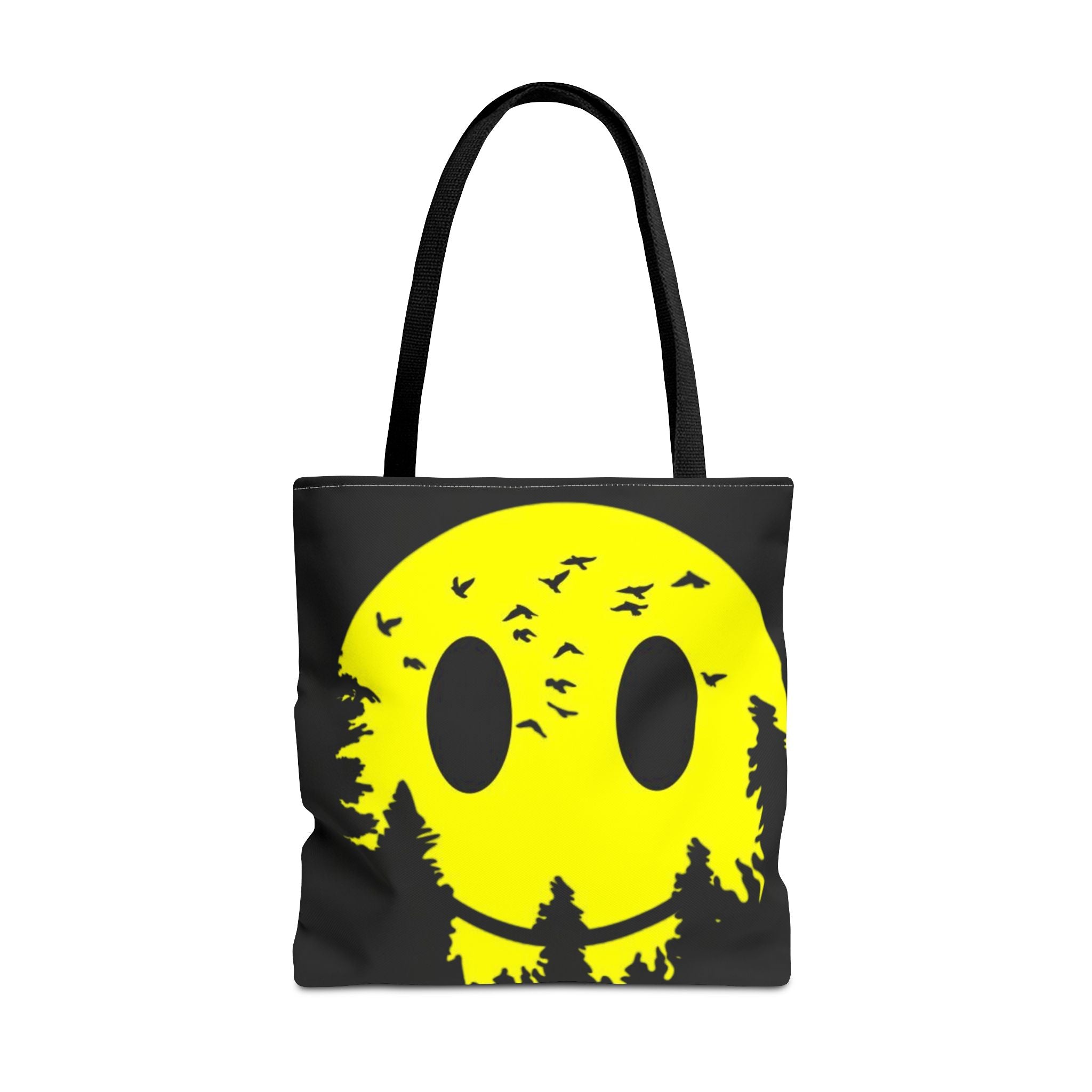 Tote Bag – Eco-Friendly, Reusable Shopping Bag, Smiley Nature Tote Bag – Eco-Friendly, Gift for Nature Lovers, Festival Tote, Casual Everyday Use