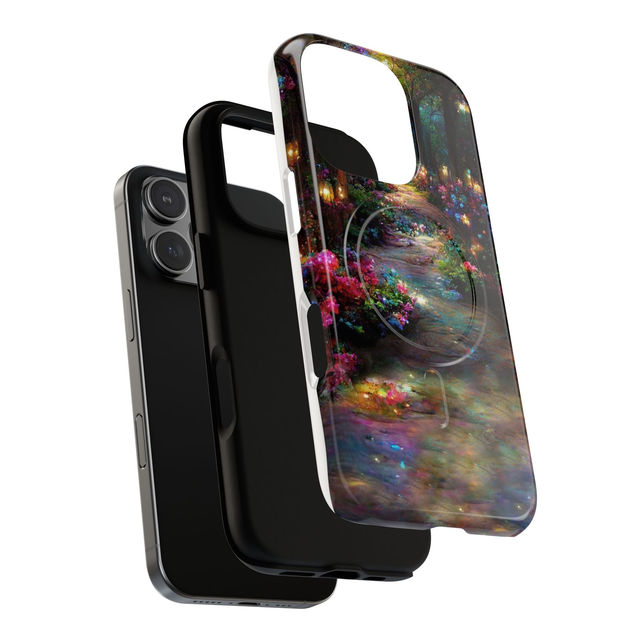 iPhone 17 Cases, iPhone 16 Cases, Magical Floral Phone Cases, Tough Cases for Protection, Gift for Nature Lovers, Unique Phone Accessories, Vibrant Floral Designs
