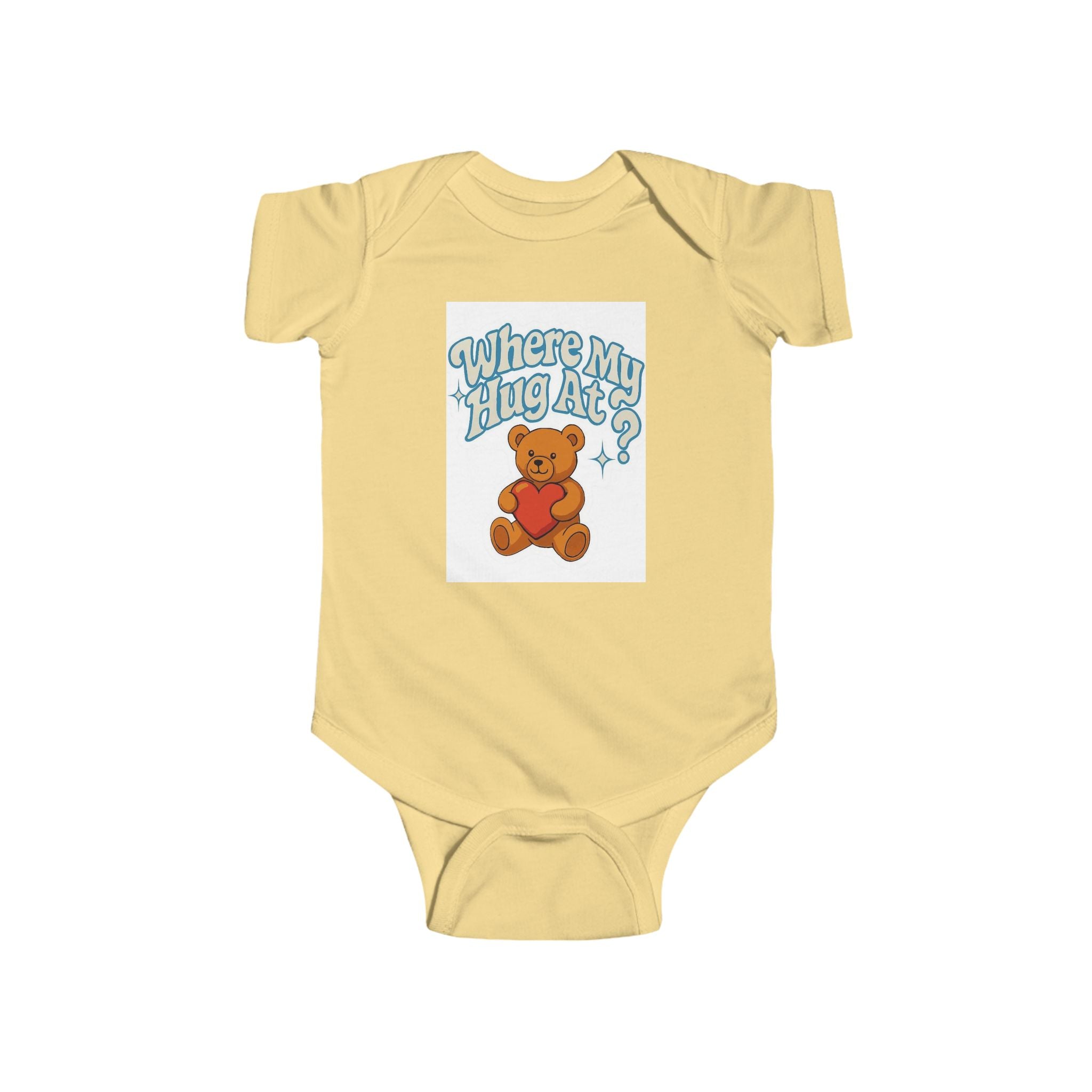 Baby Bodysuit - 'Where's My Hug At' - Infant