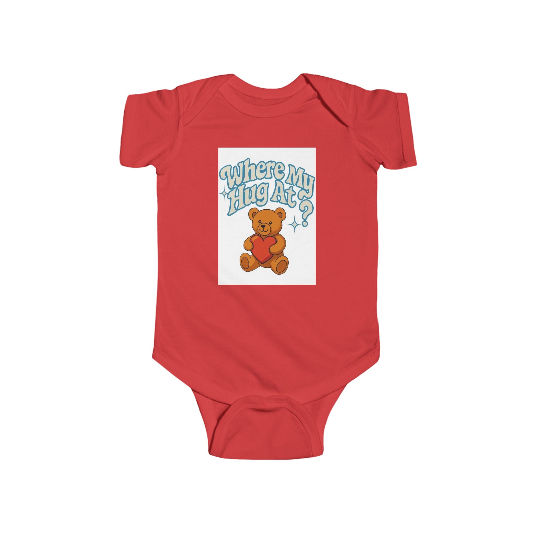 Baby Bodysuit - 'Where's My Hug At' - Infant