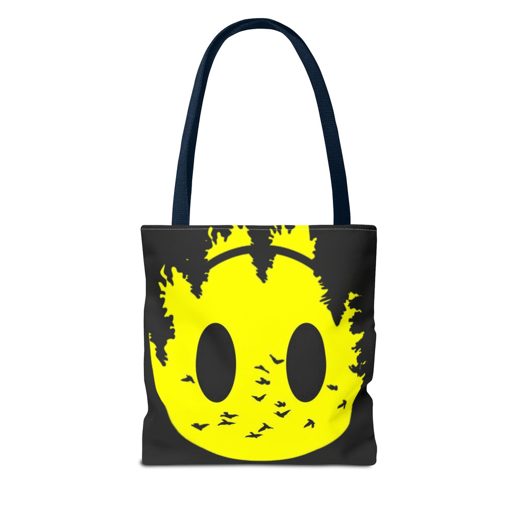 Tote Bag – Eco-Friendly, Reusable Shopping Bag, Smiley Nature Tote Bag – Eco-Friendly, Gift for Nature Lovers, Festival Tote, Casual Everyday Use