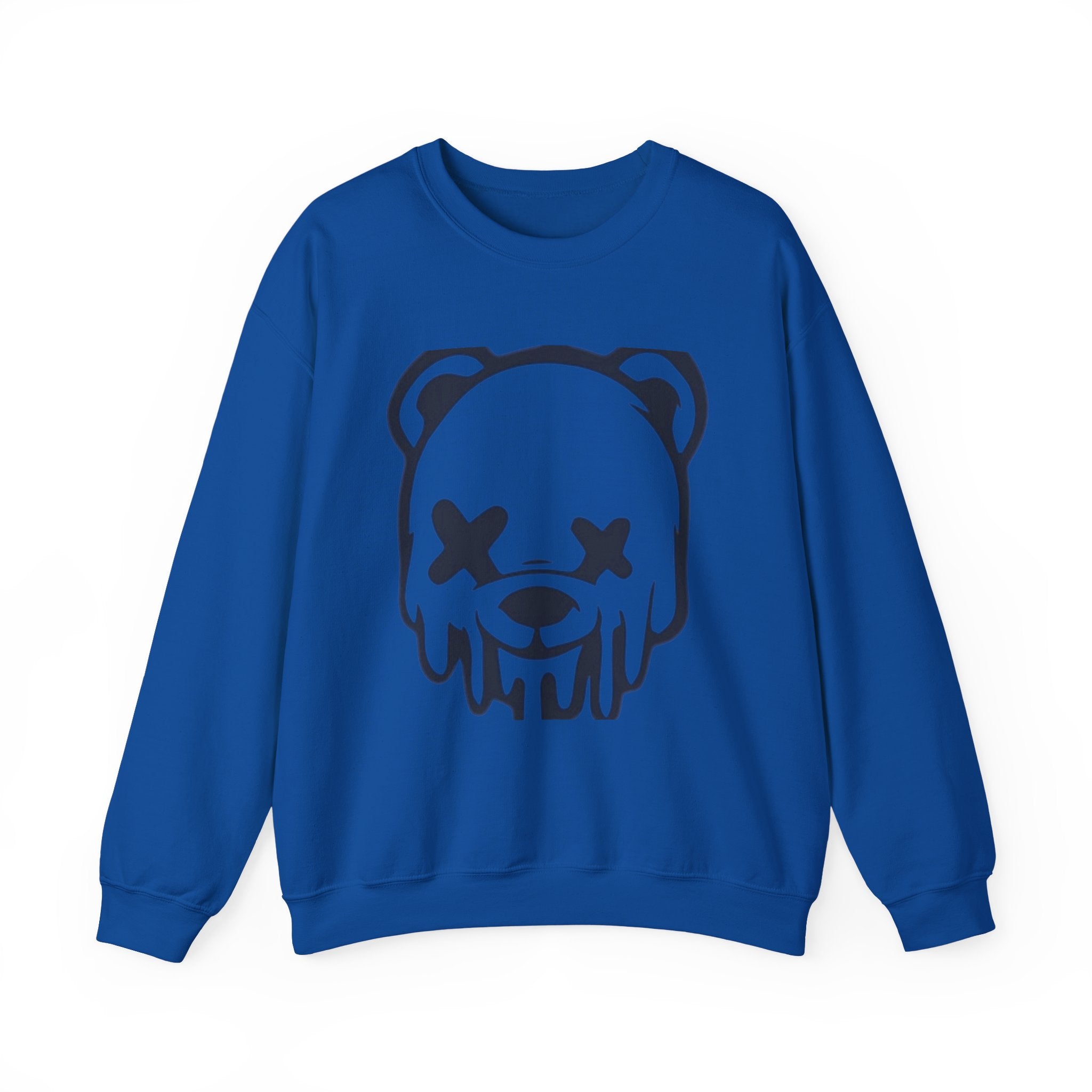 Sweatshirt, Drippy Bear Sweatshirt, Cozy Crewneck, Gift for Him/Her, Streetwear Style, Casual Lounge Wear, Perfect for Winter