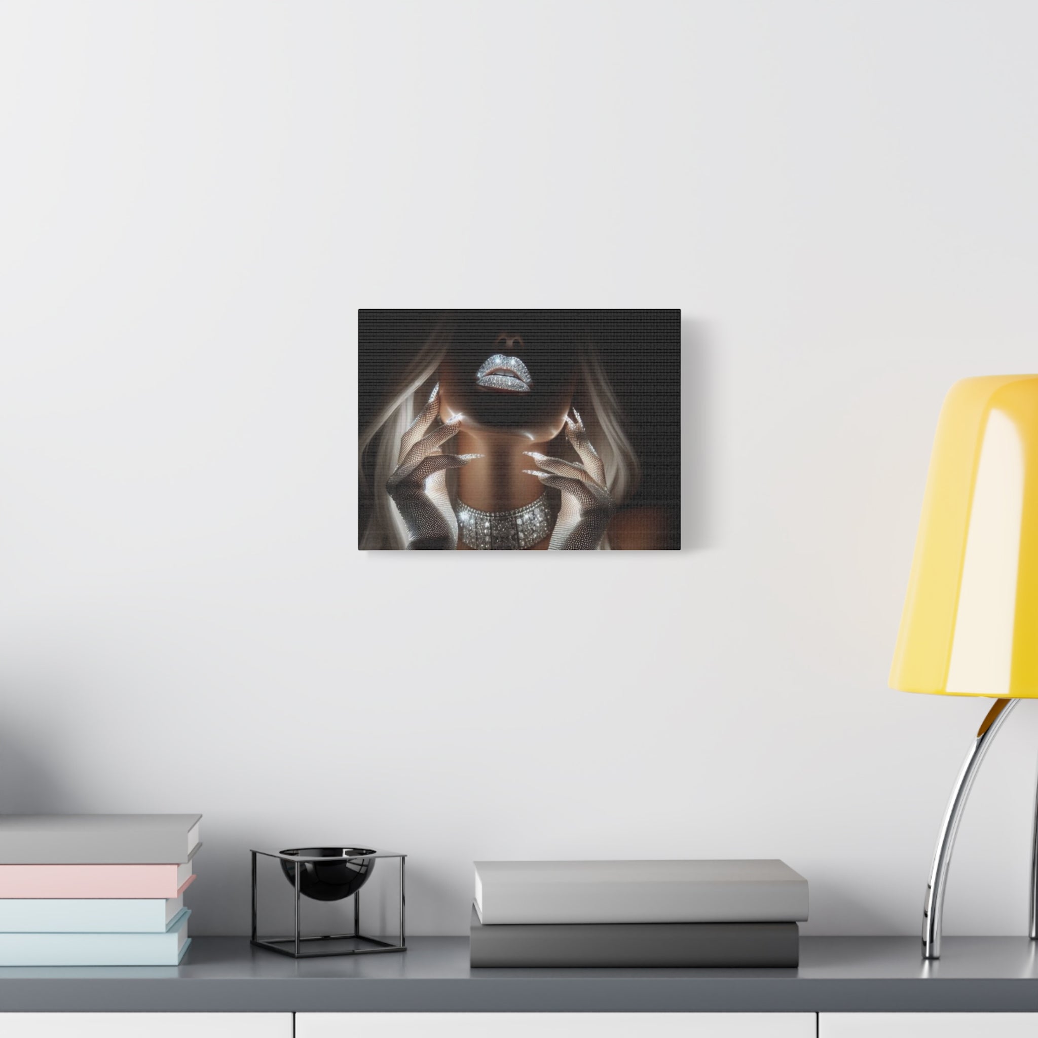 Wall Art, Glamorous Art Canvas Print, Wall Decor, Modern Home Decor, Fashion Artwork, Luxury Room Decor, Statement Art Piece