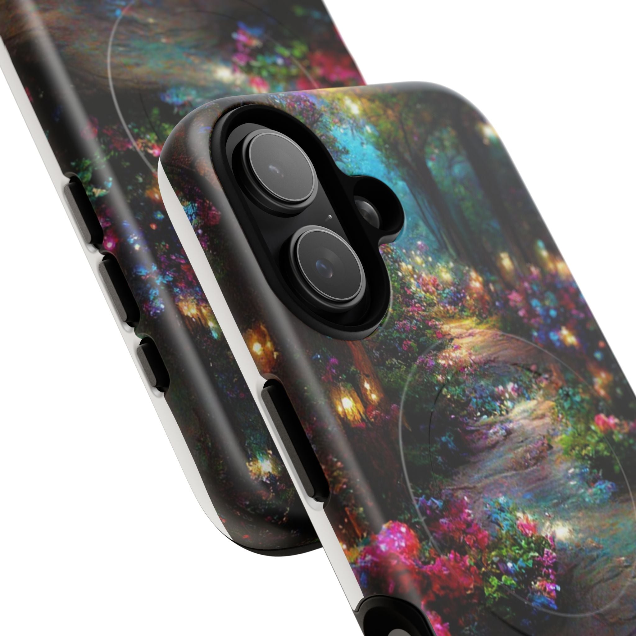 iPhone 17 Cases, iPhone 16 Cases, Magical Floral Phone Cases, Tough Cases for Protection, Gift for Nature Lovers, Unique Phone Accessories, Vibrant Floral Designs